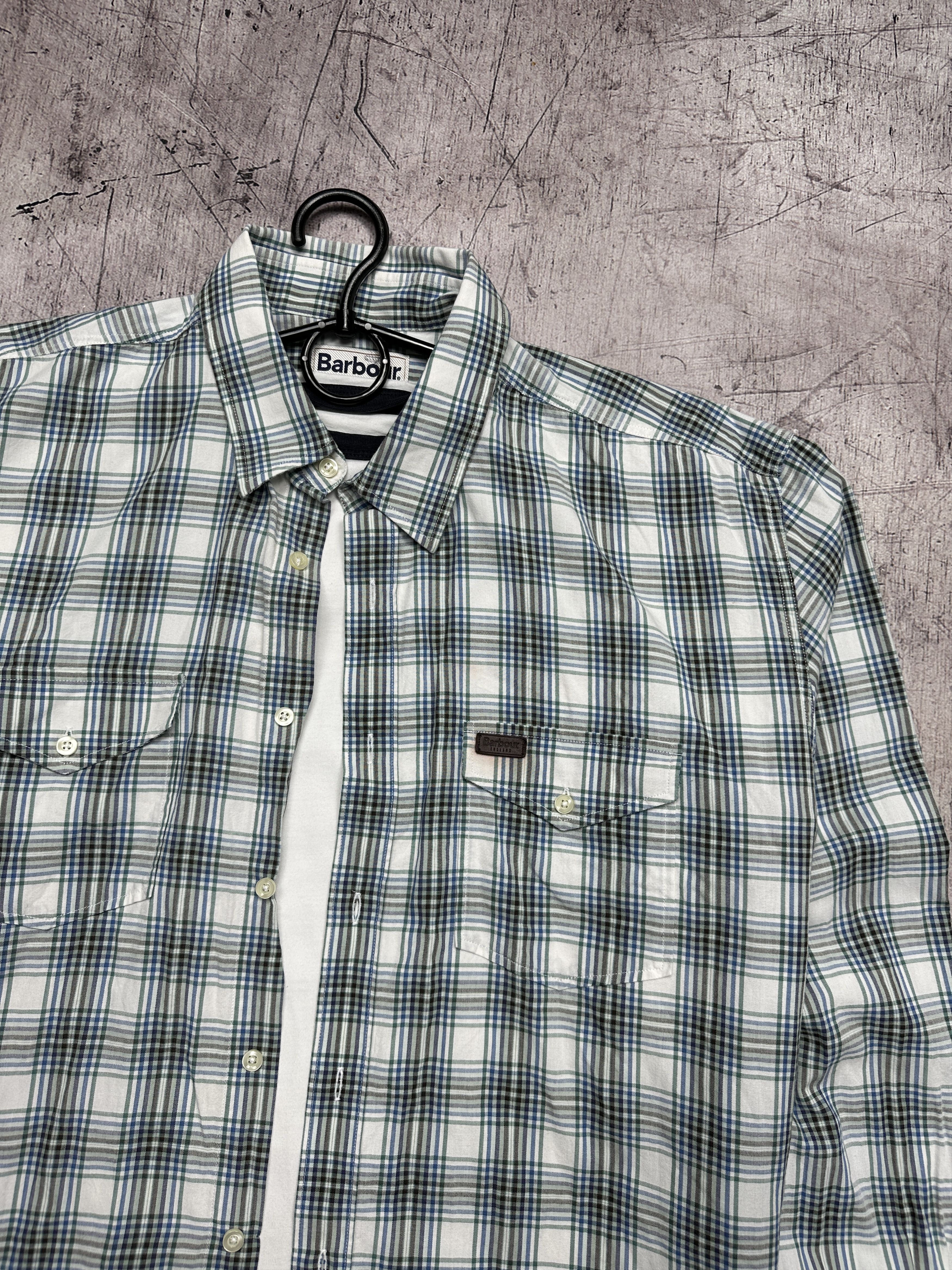 Barbour Barbour Vintage Mens Long Sleeve Shirt Size US XL / EU 56 / 4 - 2 Thumbnail