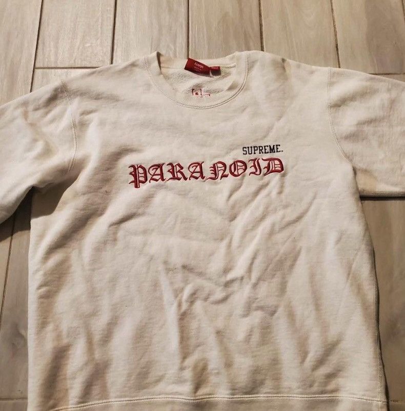 Black Sabbath × Supreme Supreme x black Sabbath paranoid crew neck Size US XL / EU 56 / 4 - 1 Thumbnail