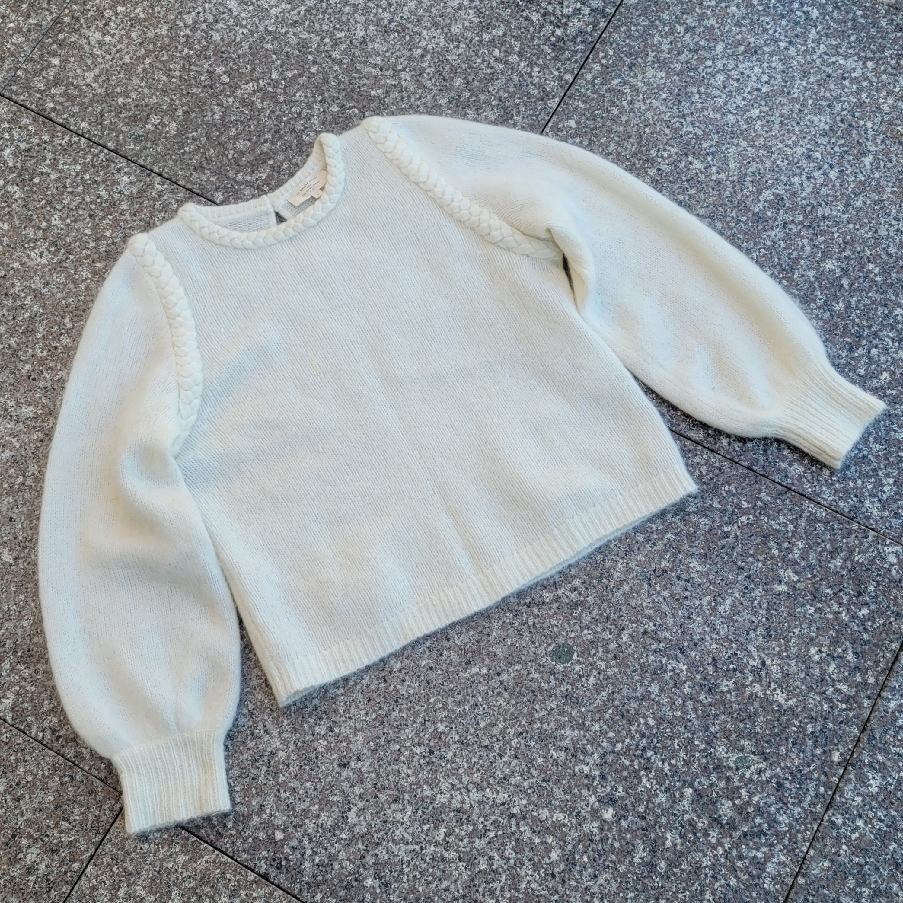 Sezane Sezane Annita sweater cream color Size L / US 10 / IT 46 - 5 Thumbnail