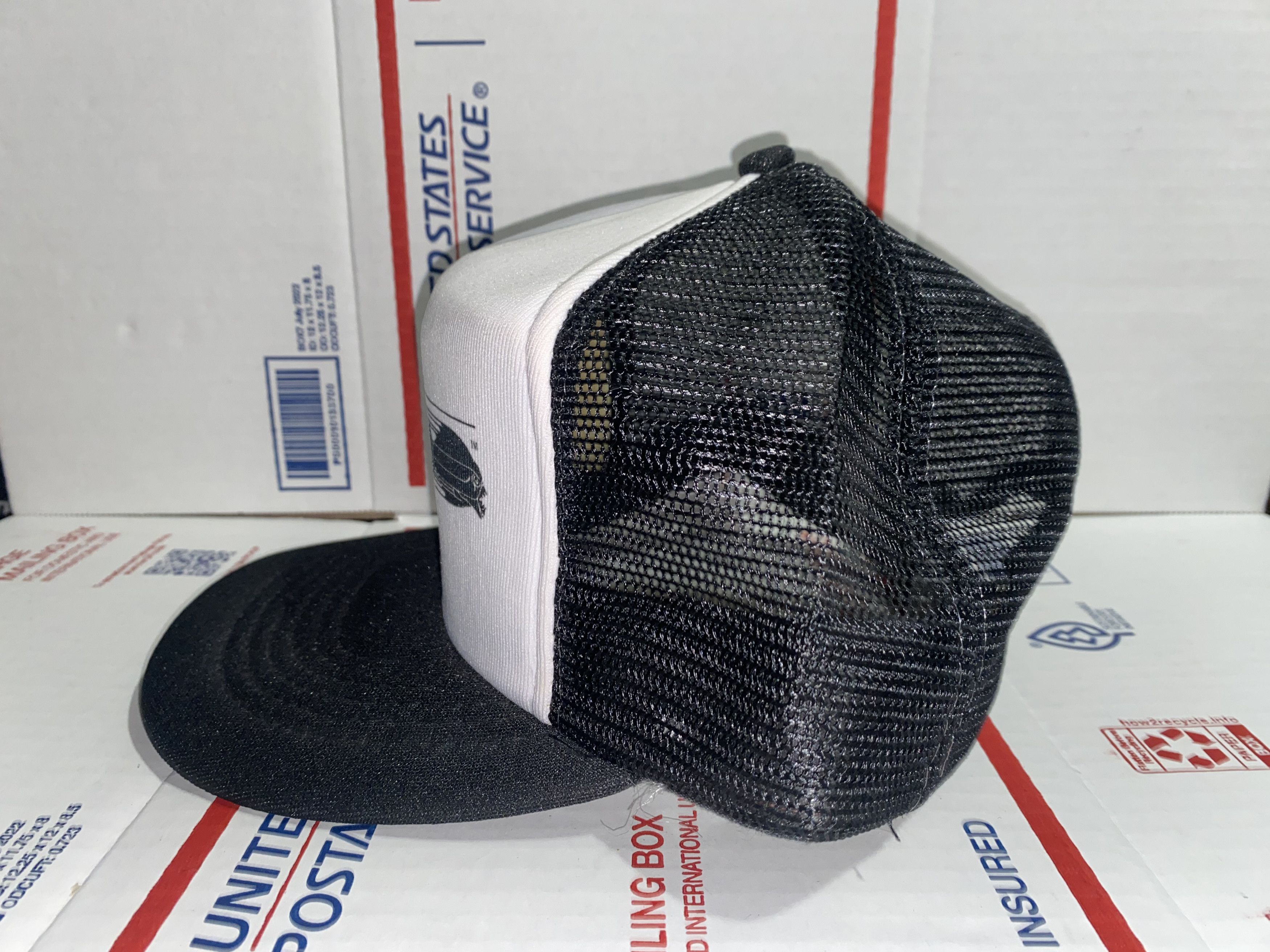 Vintage vtg Black & Decker Piranha Carbide Saw Blade trucker Hat Cap Size ONE SIZE - 4 Thumbnail