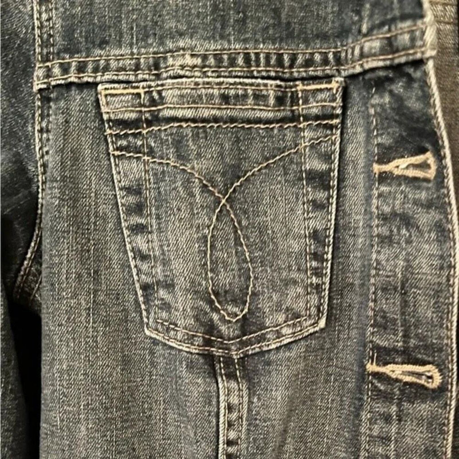 Calvin Klein Calvin Klein rare vintage y2k denim jacket, size Medium. Size M / US 6-8 / IT 42-44 - 5 Thumbnail