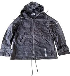 Japanese Brand Vintage street punk washed and distressed workwear jacket Size US L / EU 52-54 / 3 - 7 Thumbnail