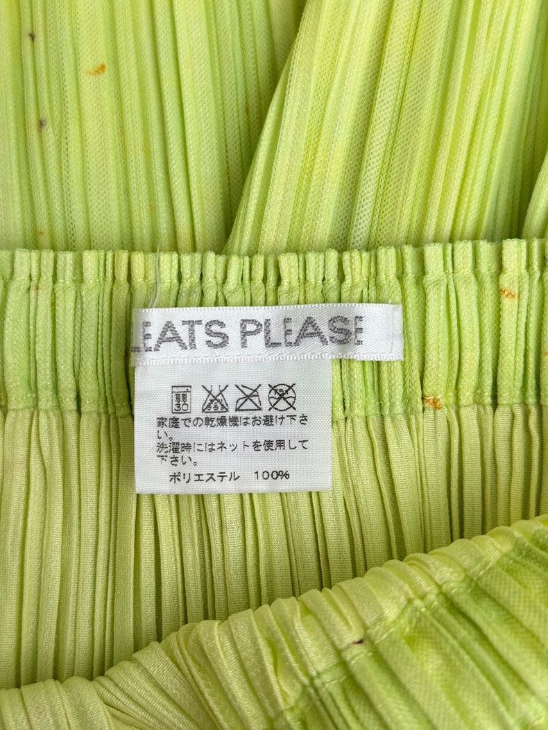 Issey Miyake Issey Miyake size:3 Green water lily pleated skirt Size 42" / US 20 - 3 Thumbnail