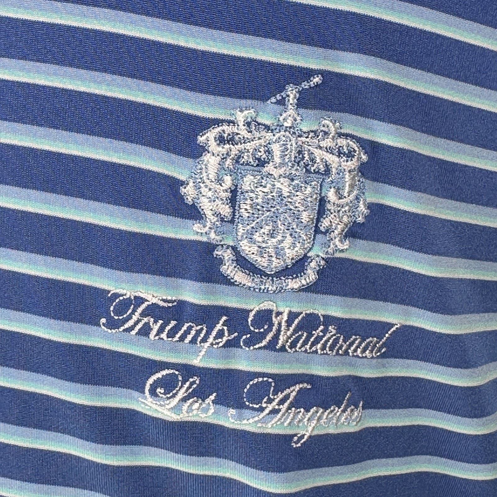 Other Trump National Los Angeles Polo Shirt Men’s Large Blue Size US L / EU 52-54 / 3 - 3 Thumbnail