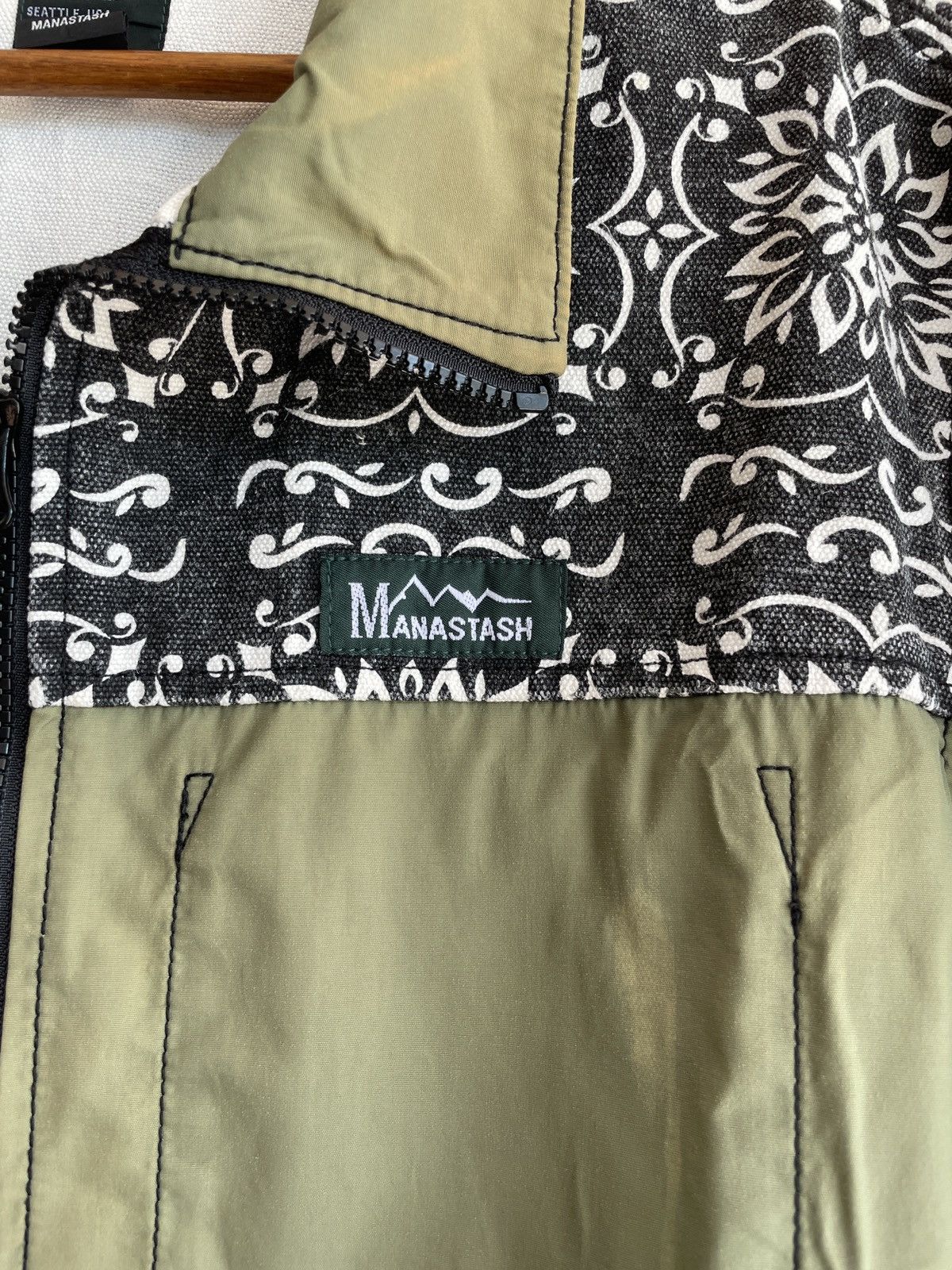 Hoodlamb Manatash Seattle 1993 Floral pop-Art Abstract Hemp Jacket Size US S / EU 44-46 / 1 - 7 Thumbnail