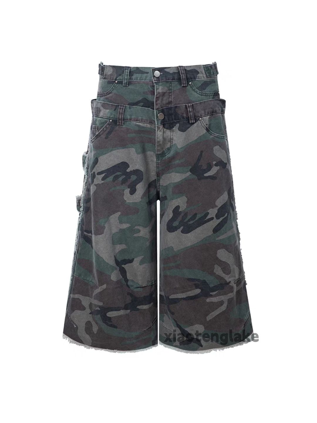 Designer Unisex outdoor utility baggy skate hiphop flared shorts Size US 34 / EU 50 - 2 Thumbnail