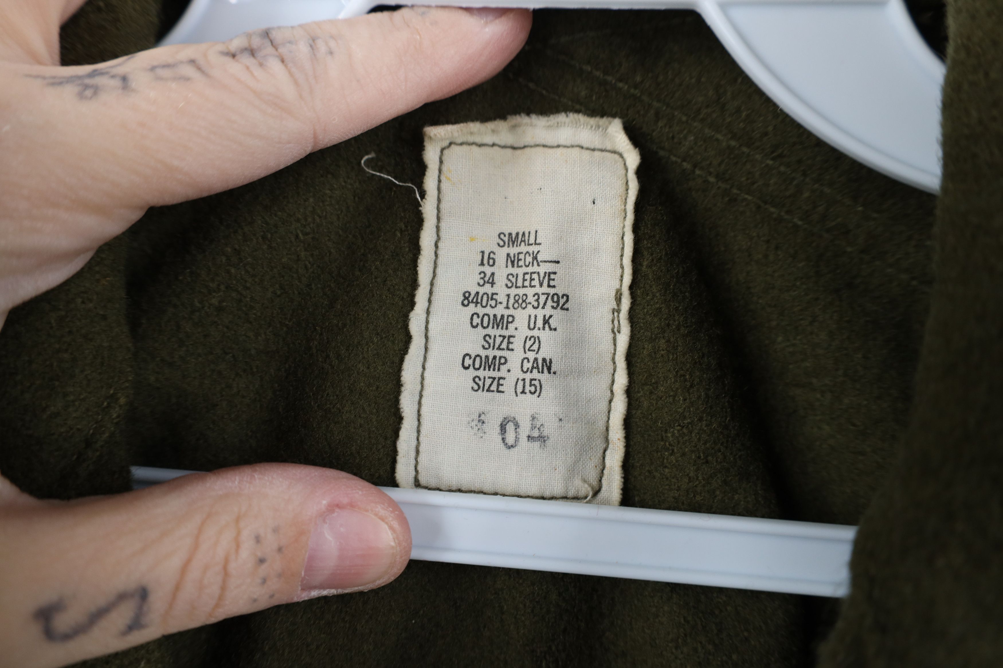 Vintage Vintage 60s Vietnam War Military Button Shirt Jacket USA Size US S / EU 44-46 / 1 - 8 Thumbnail