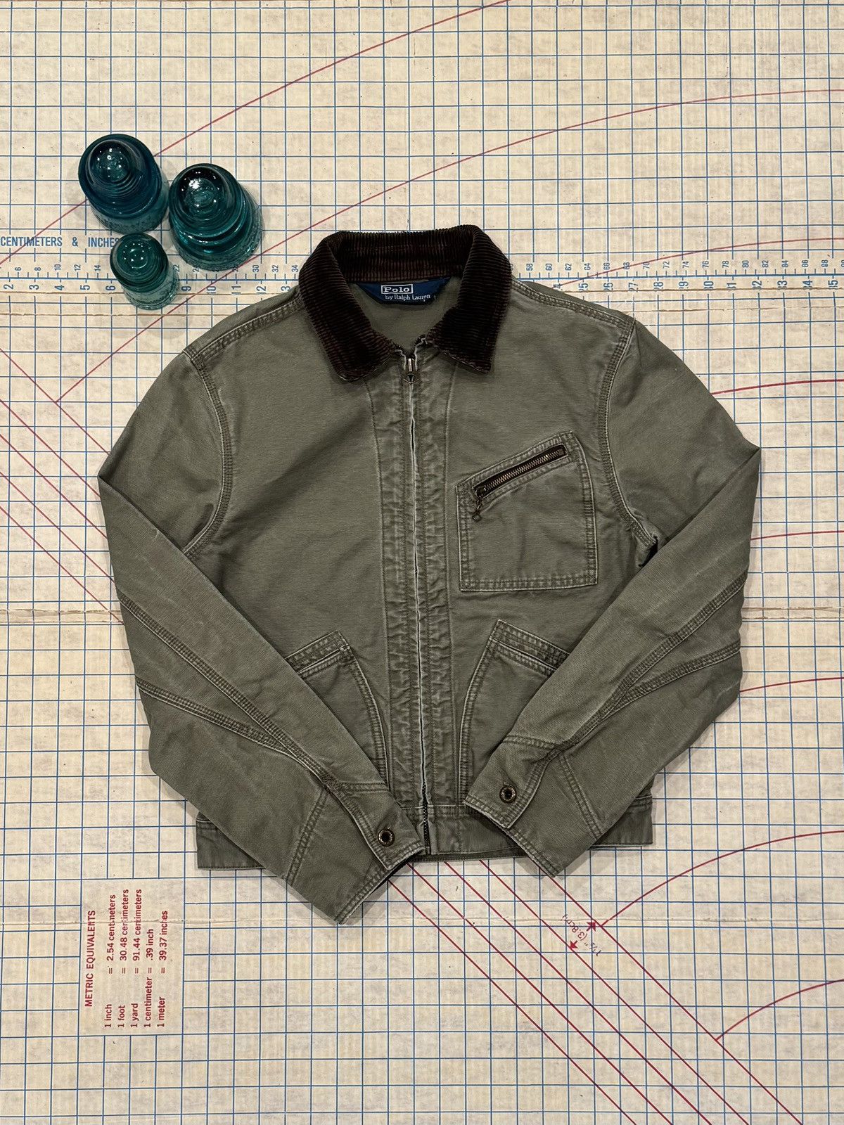 Polo Ralph Lauren Rare Polo Ralph Lauren 91-B Jacket Moss Green Mens Small Size US S / EU 44-46 / 1 - 4 Thumbnail