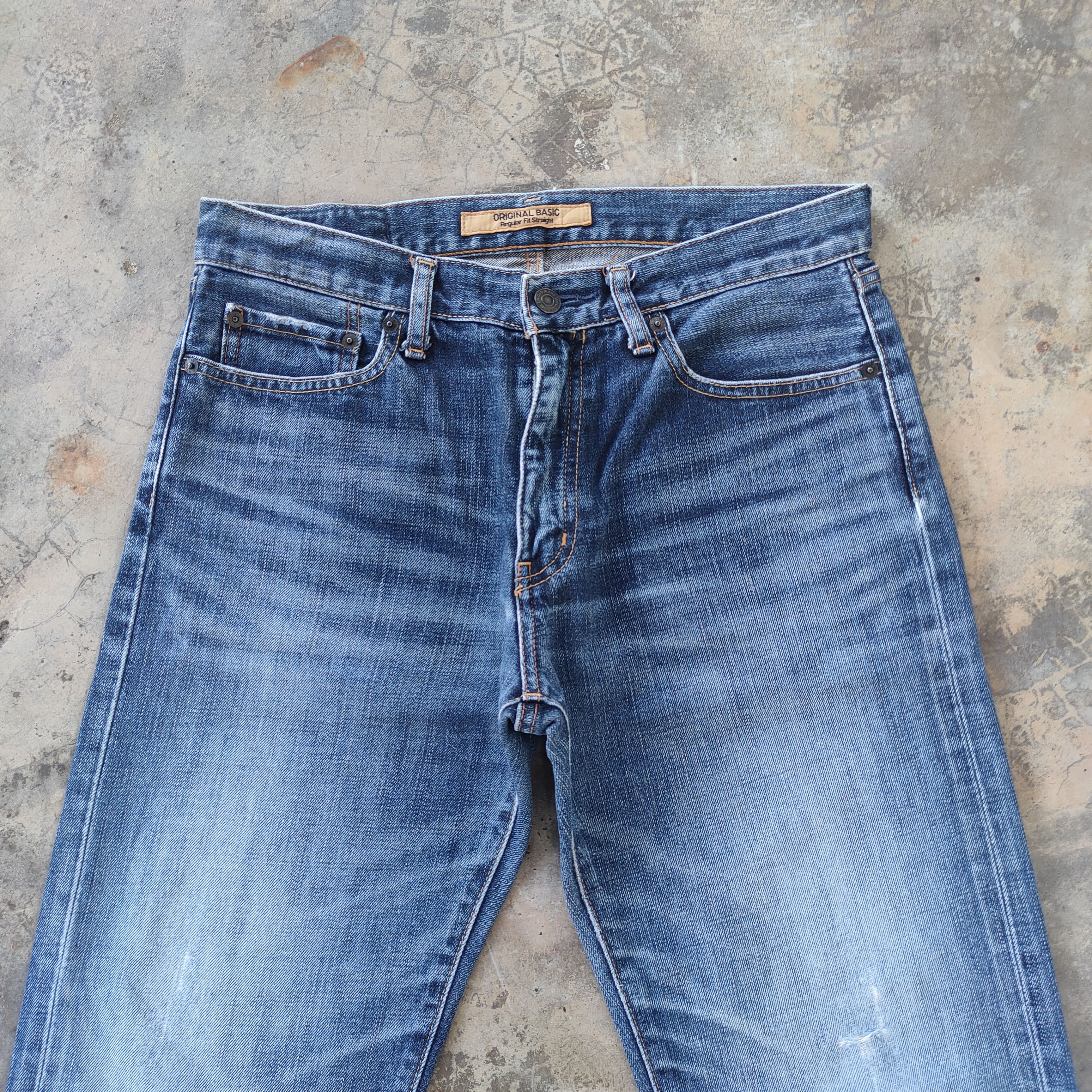 Vintage VINTAGE JAPANESE FADED JEAN DENIM PANTS Size US 32 / EU 48 - 3 Thumbnail