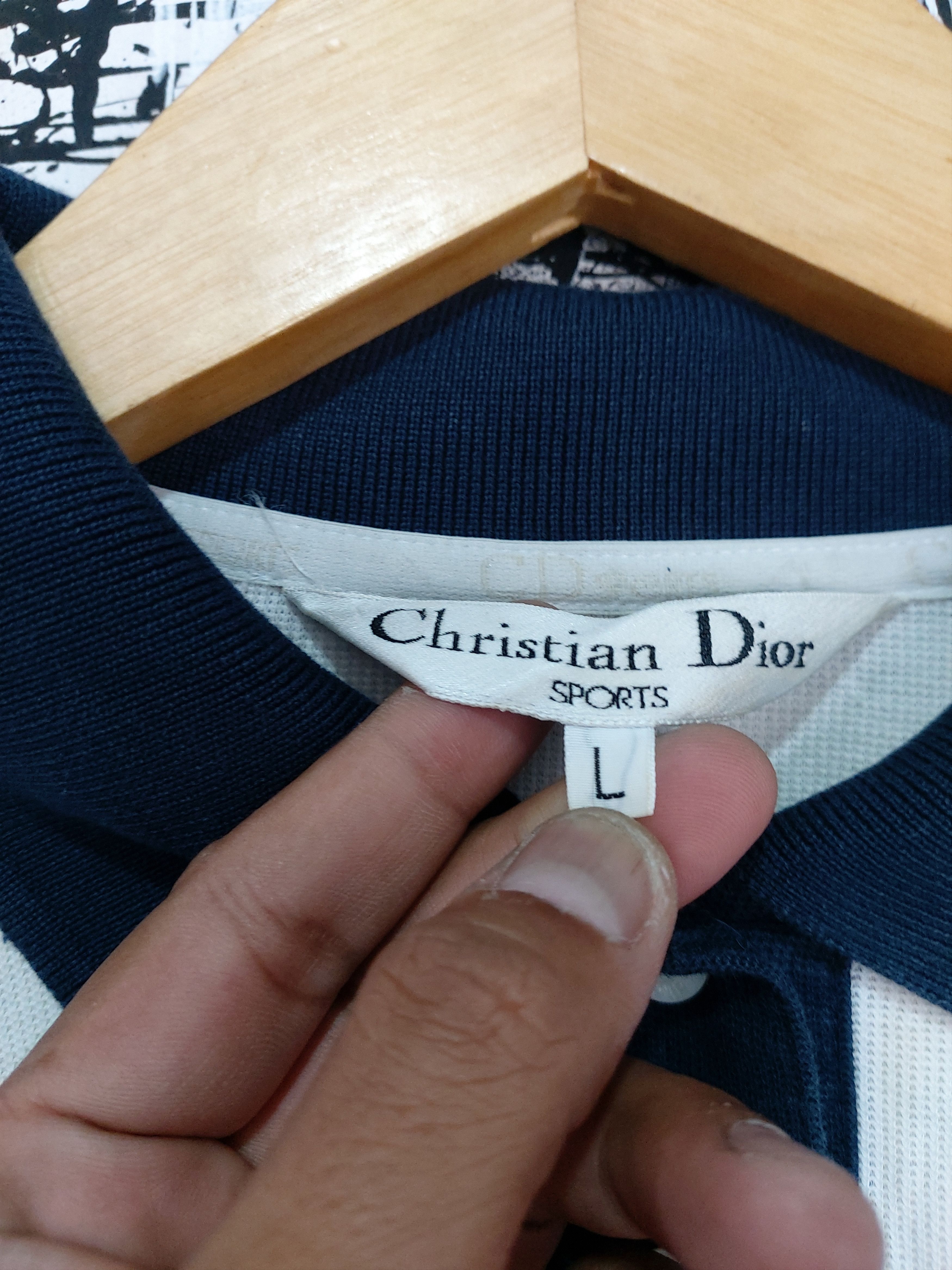 Christian Dior Monsieur CHRISTIAN DIOR SPORTS LONGSLEVEE POLO SHIRT Size US L / EU 52-54 / 3 - 8 Thumbnail