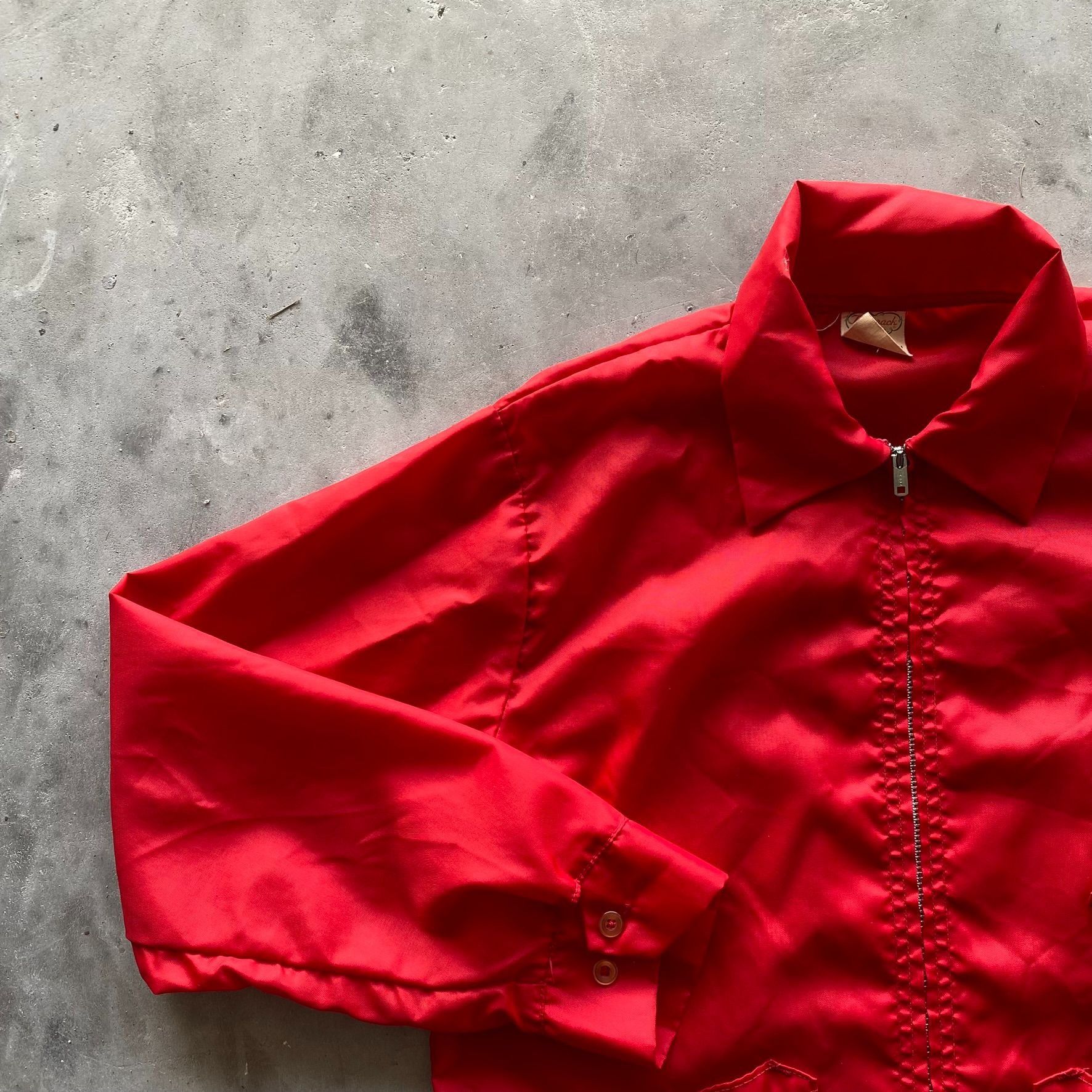 Vintage Vintage 70s Red Windbreaker Full Zip Light Jacket Size US S / EU 44-46 / 1 - 2 Thumbnail