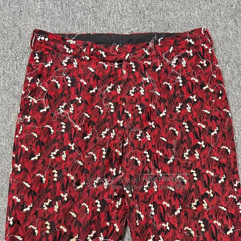 Dior Dior Homme 17fw velvet red eroded psychedelic lyslay of th Size 46R - 3 Thumbnail
