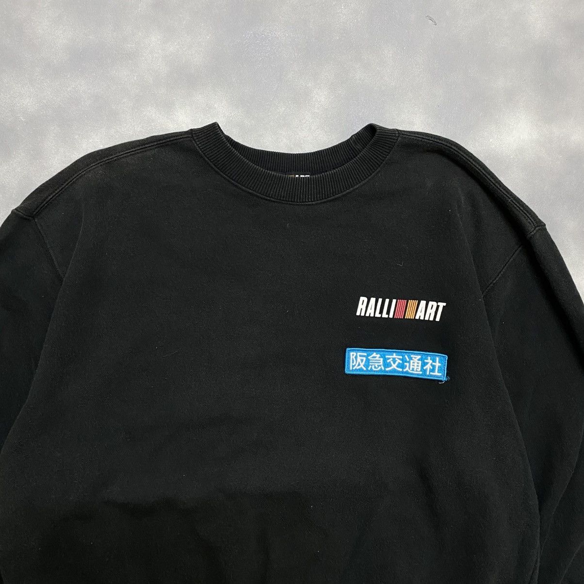 Japanese Brand × Vintage Vintage Ralliart Ralli Art Mitsubishi Motor Sport Sweatshirt Size US L / EU 52-54 / 3 - 4 Thumbnail