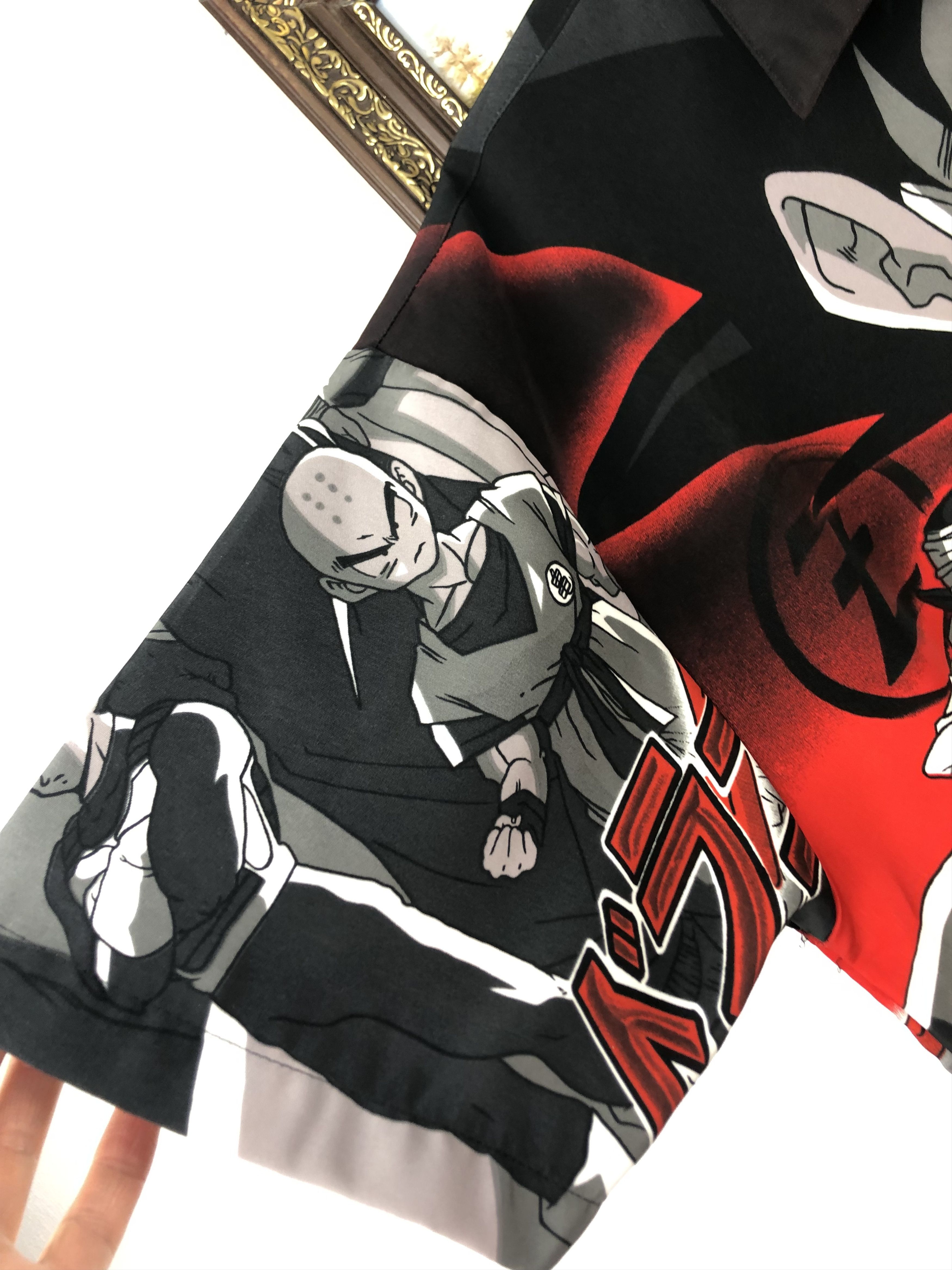 Anime Vintage Dragon Ball Z GOKU GT Shirt AOP Anime 2001 All Over Size US L / EU 52-54 / 3 - 9 Thumbnail