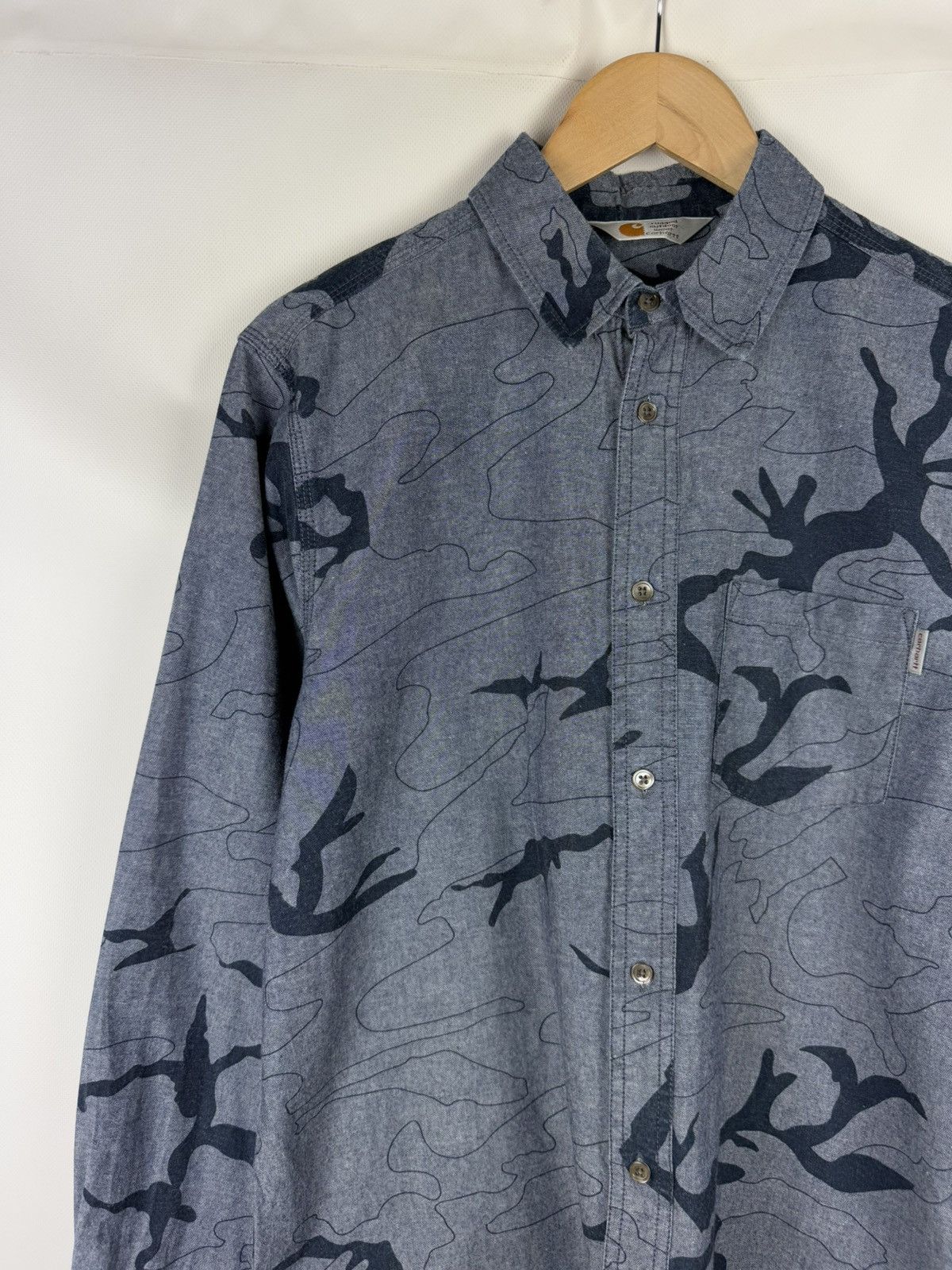Carhartt Carhartt L/S Bowie Men’s Button Up Shirt Size L Size US L / EU 52-54 / 3 - 4 Thumbnail
