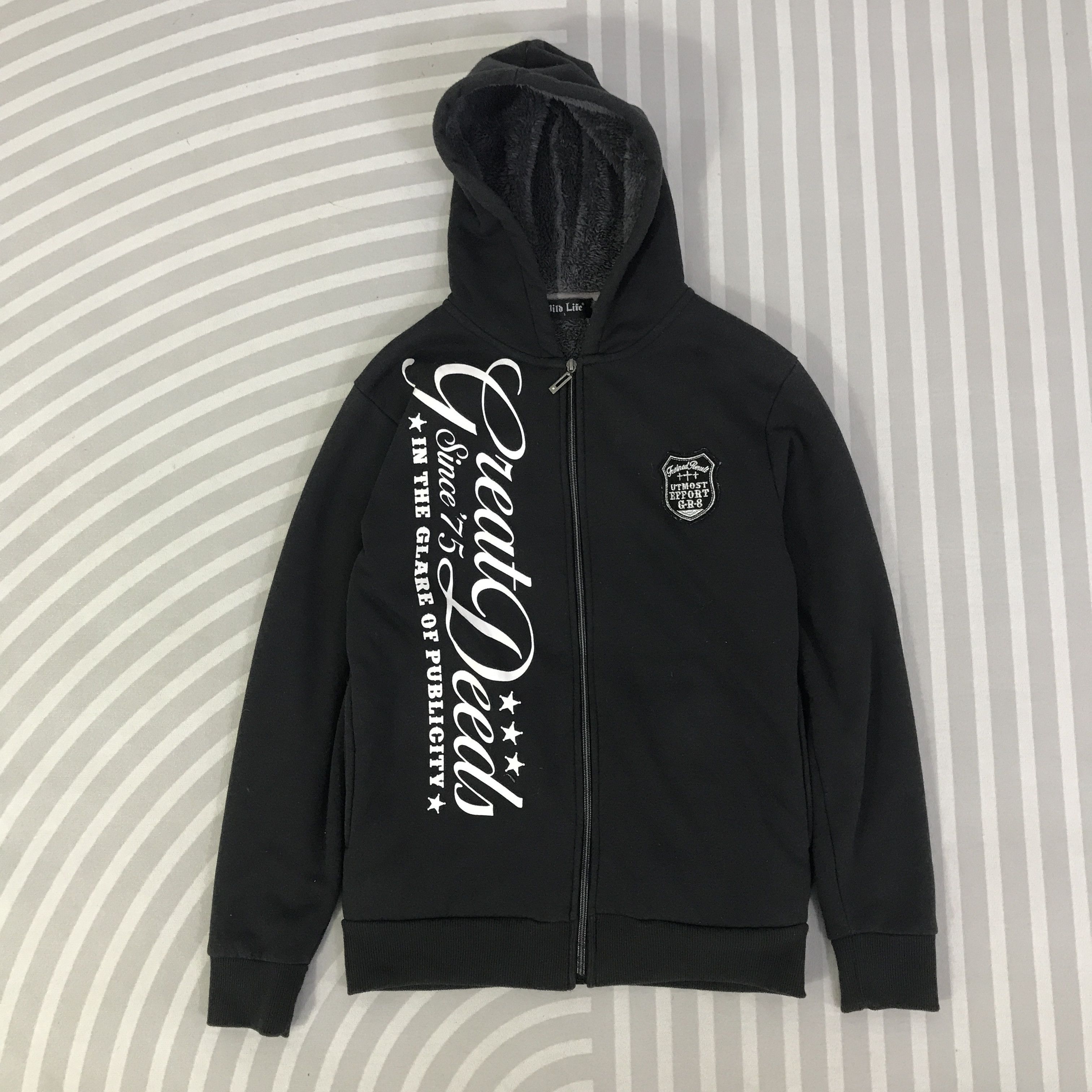 Japanese Brand punk style Great Deeds hoodie Jacket Size US L / EU 52-54 / 3 - 2 Thumbnail