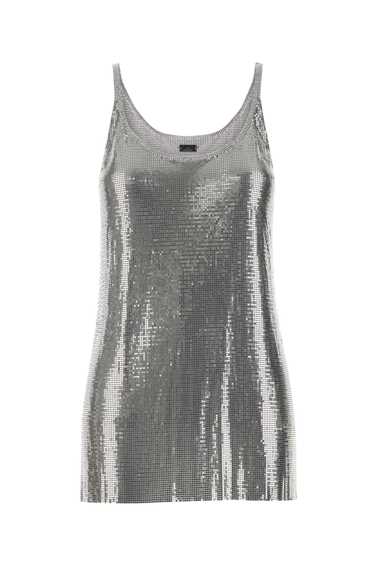 Paco Rabanne Silver Metal Knit Top Size S / US 4 / IT 40 - 1 Thumbnail