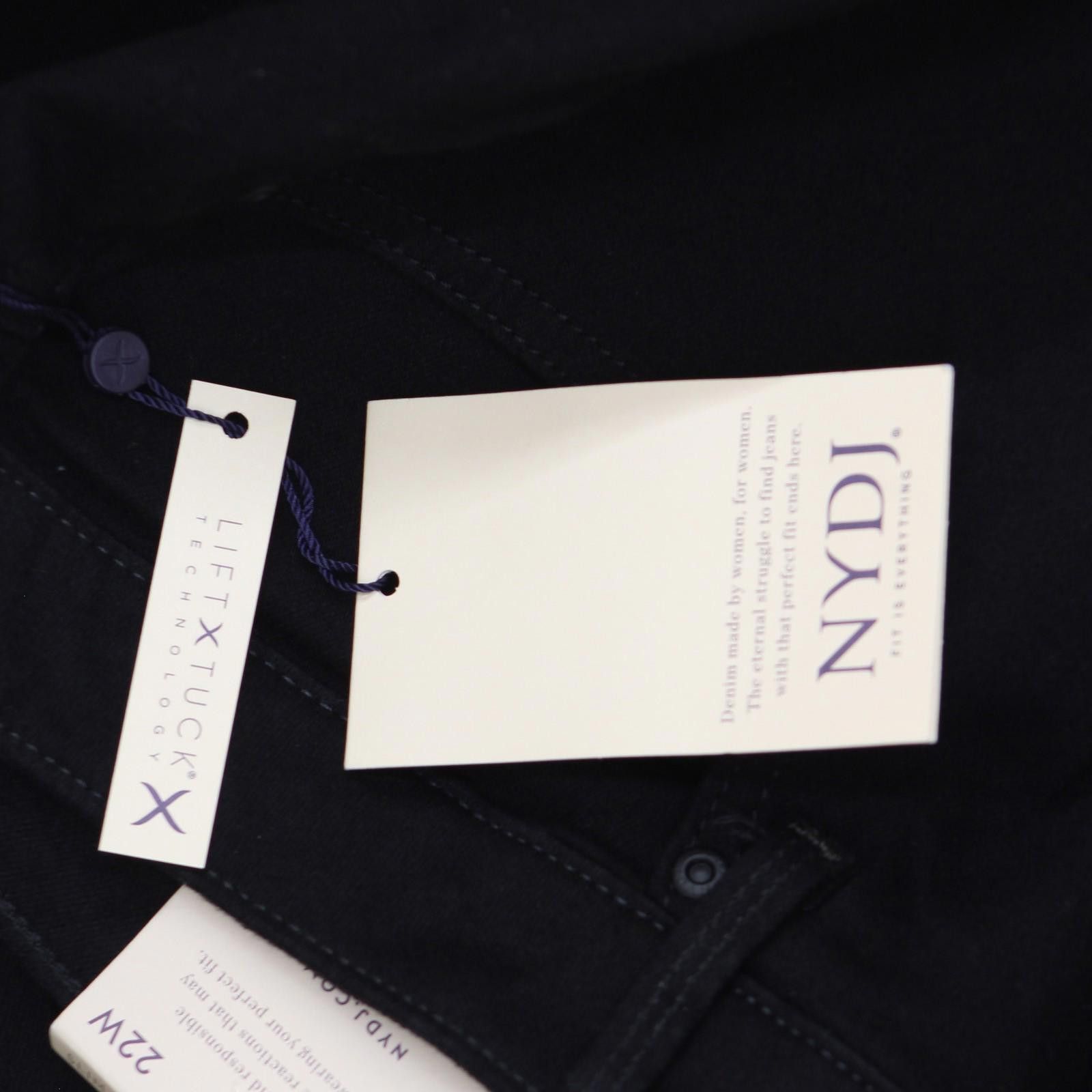 Other Nwt Nydj Womens Plus Sheri Slim Jeans Wnbbss8518 Black 22w Size 42" / US 20 - 3 Thumbnail