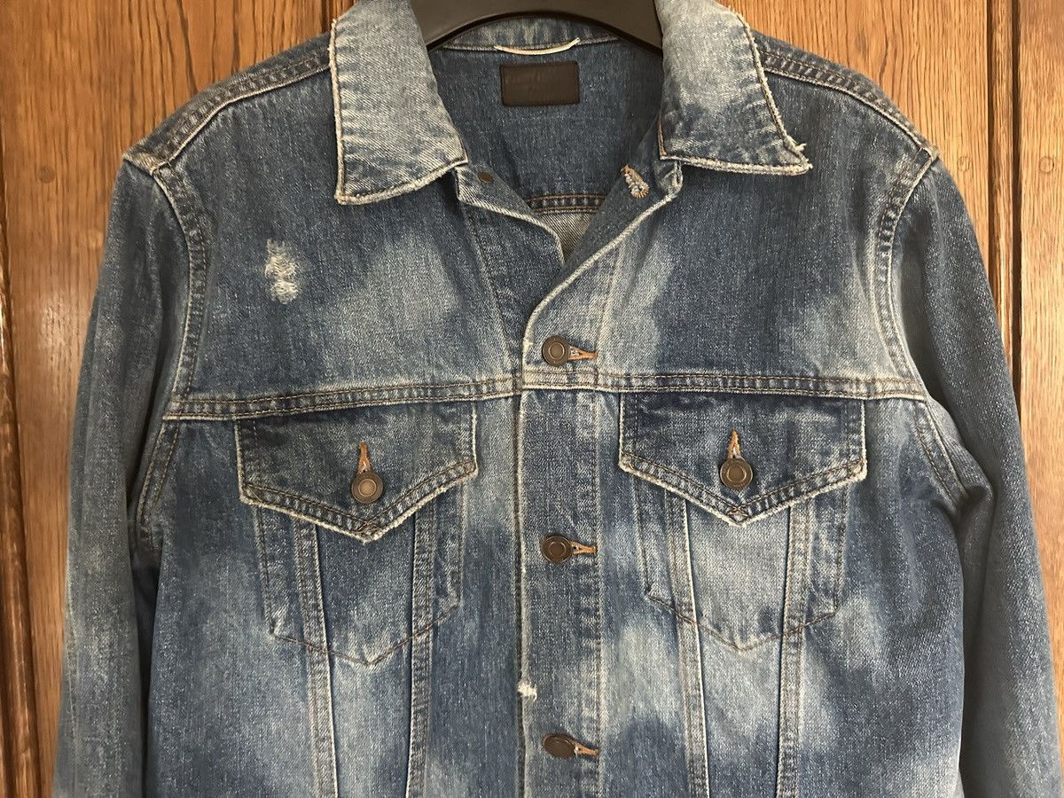 Saint Laurent Paris $1490 SS17 Saint Laurent Sweet Dreams studded denim jacket Size US L / EU 52-54 / 3 - 16 Thumbnail