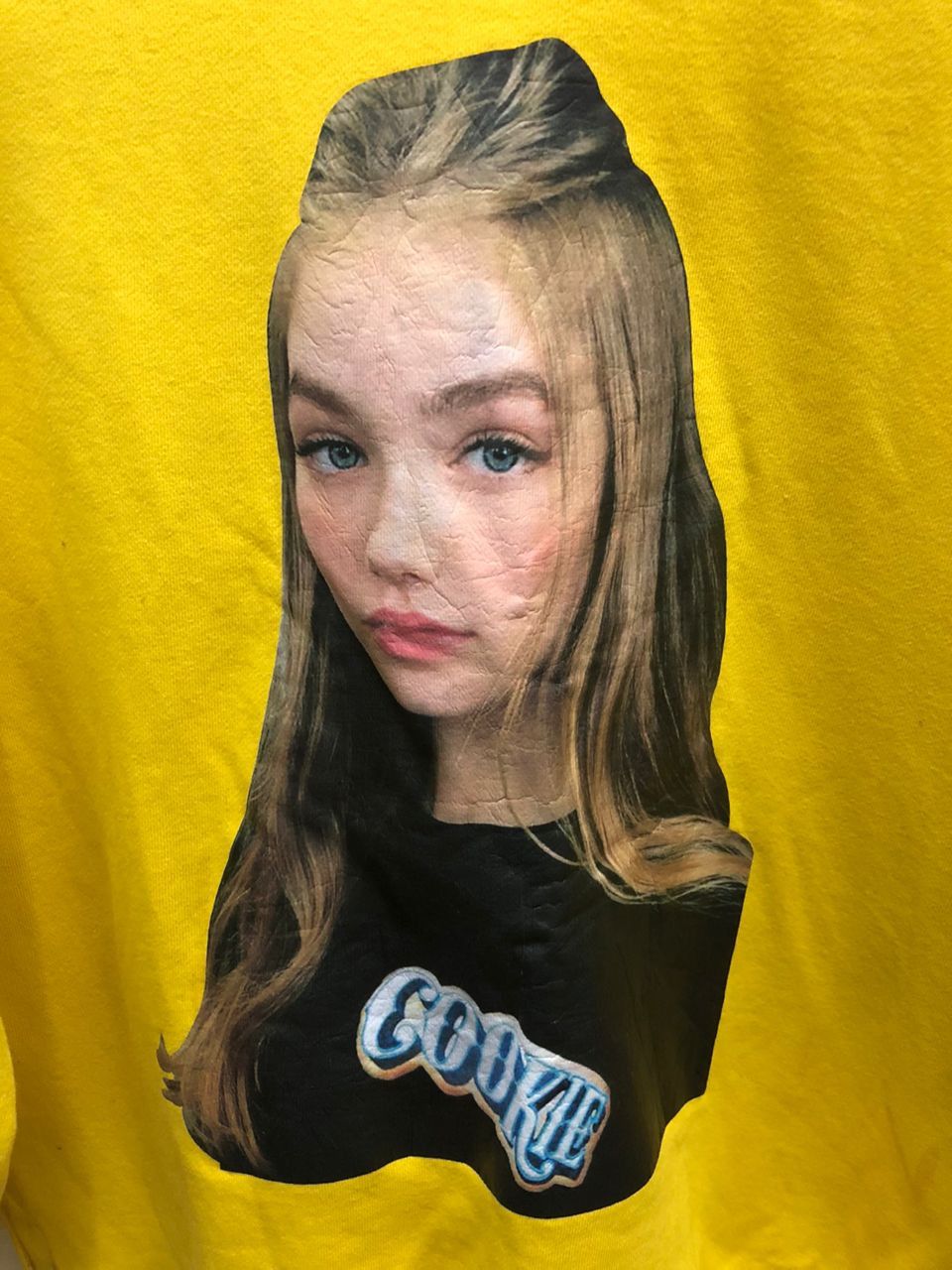 Vintage vintage Streetwear CHOCO CARAMEL TEE yellow Size US L / EU 52-54 / 3 - 10 Thumbnail