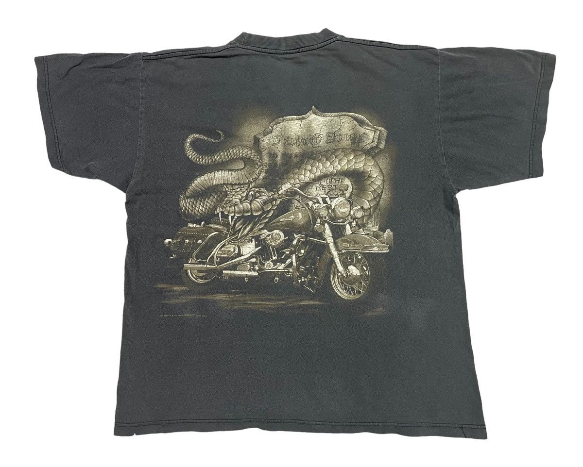 Other 1990s HARLEY DAVIDSON INSPIRED FLYBEANS RARE OVERPRINT SHIRT Size US L / EU 52-54 / 3 - 2 Thumbnail