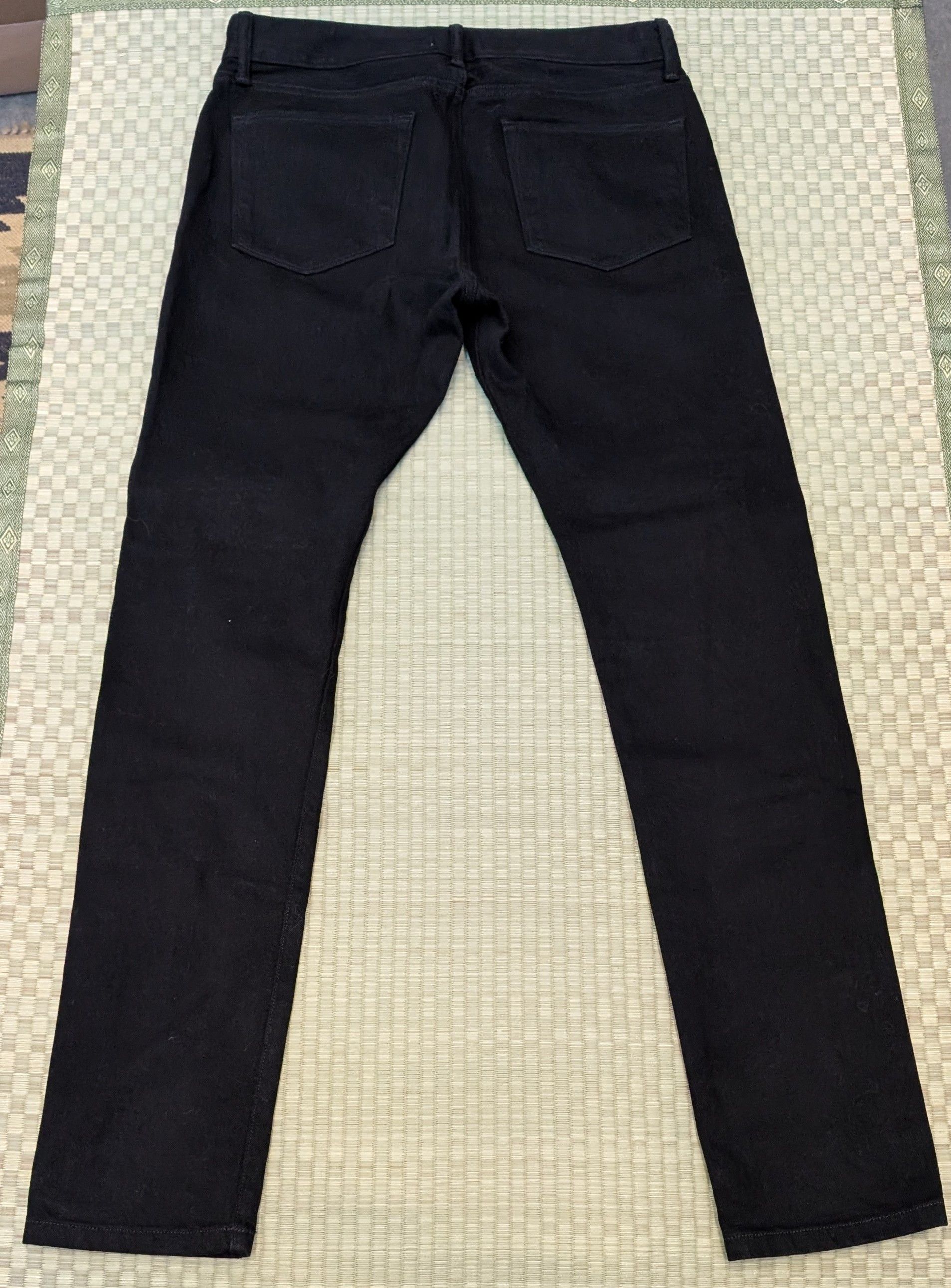 Buck Mason Buck Mason Slim Fit 14 oz. Black Denim Jeans Made in USA Size US 33 - 2 Thumbnail