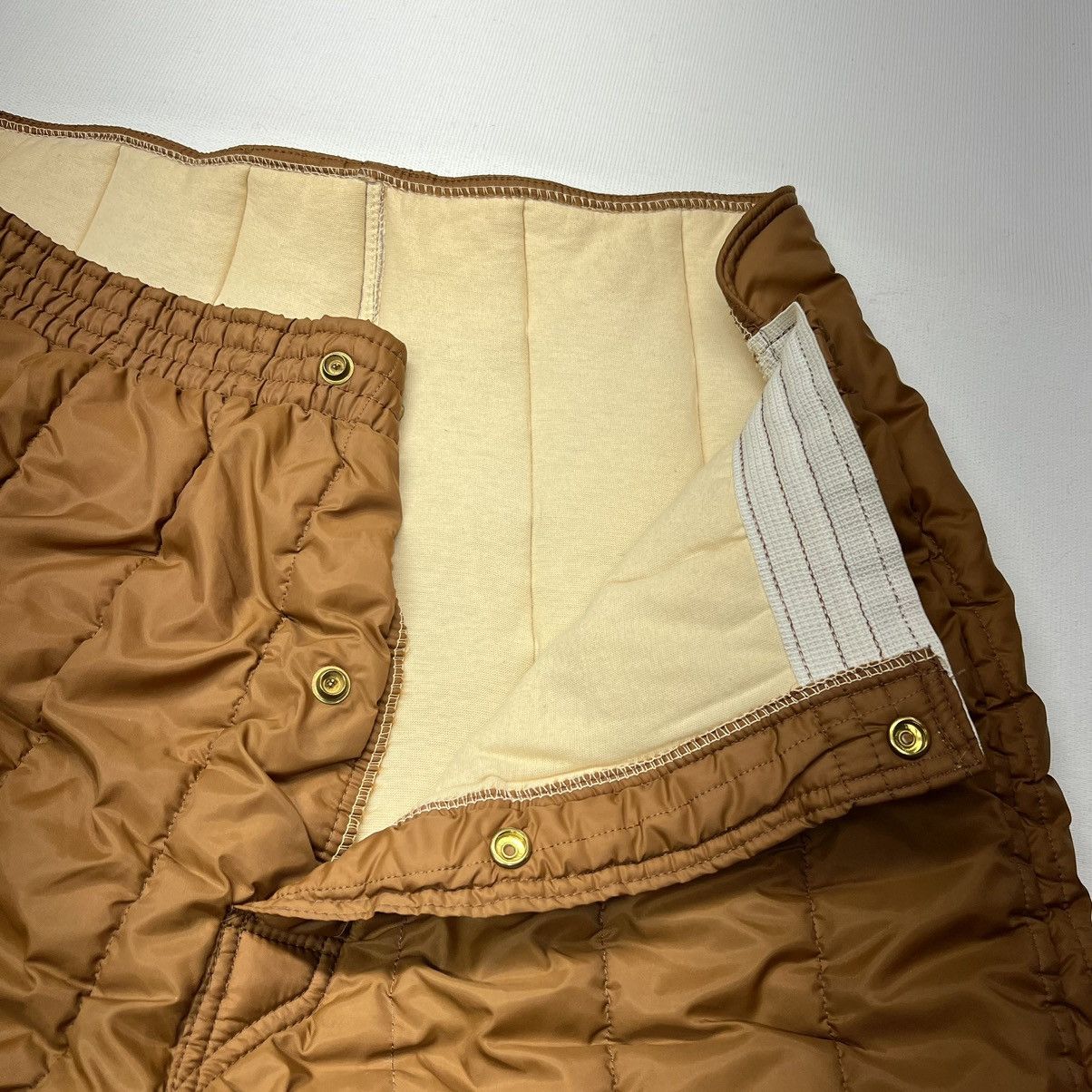 Refrigiwear × Vintage Refrigiwear Pants Brown Insulated Lined Quilted Puffer Size US 34 / EU 50 - 7 Thumbnail