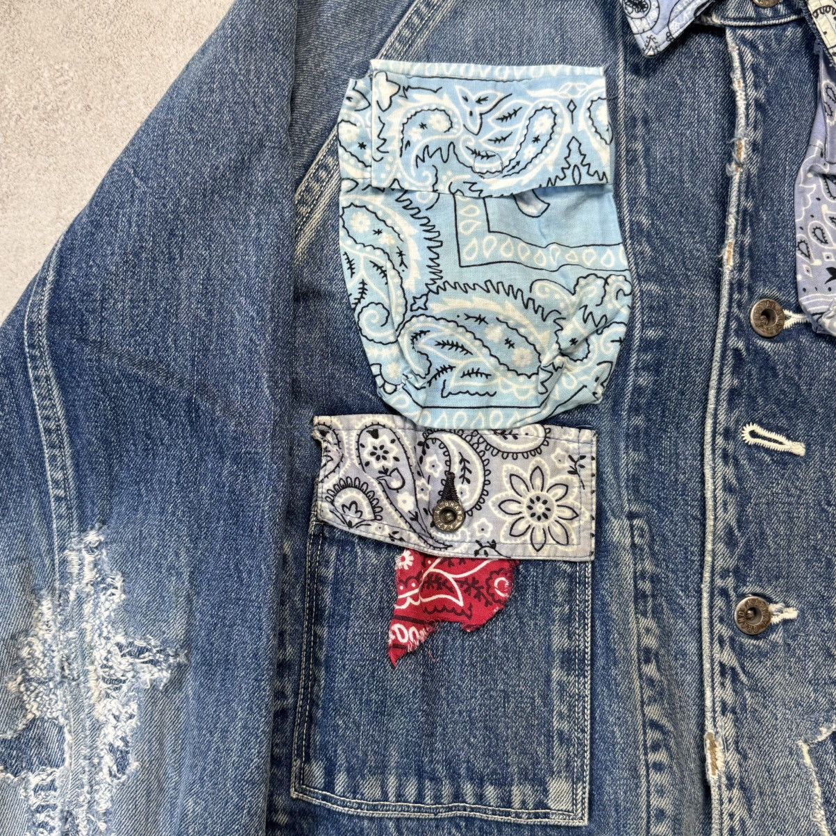 Kapital Kountry Kapital Kountry 1of1 Vintage Bandanna Denim Jacket Size US XL / EU 56 / 4 - 4 Thumbnail