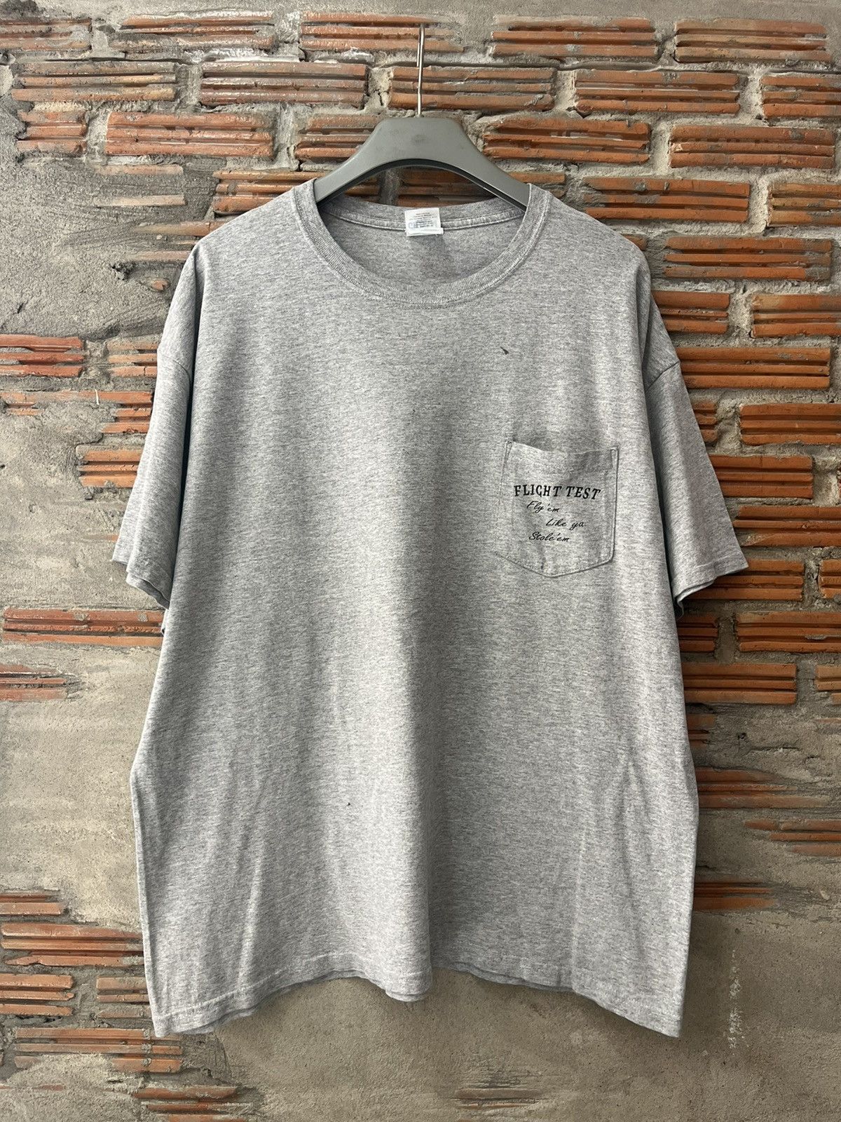 Camel Vtg CAMEL Flight Test Fly’em Like ya Stole’ em pocket Tshirt Size US XL / EU 56 / 4 - 2 Thumbnail