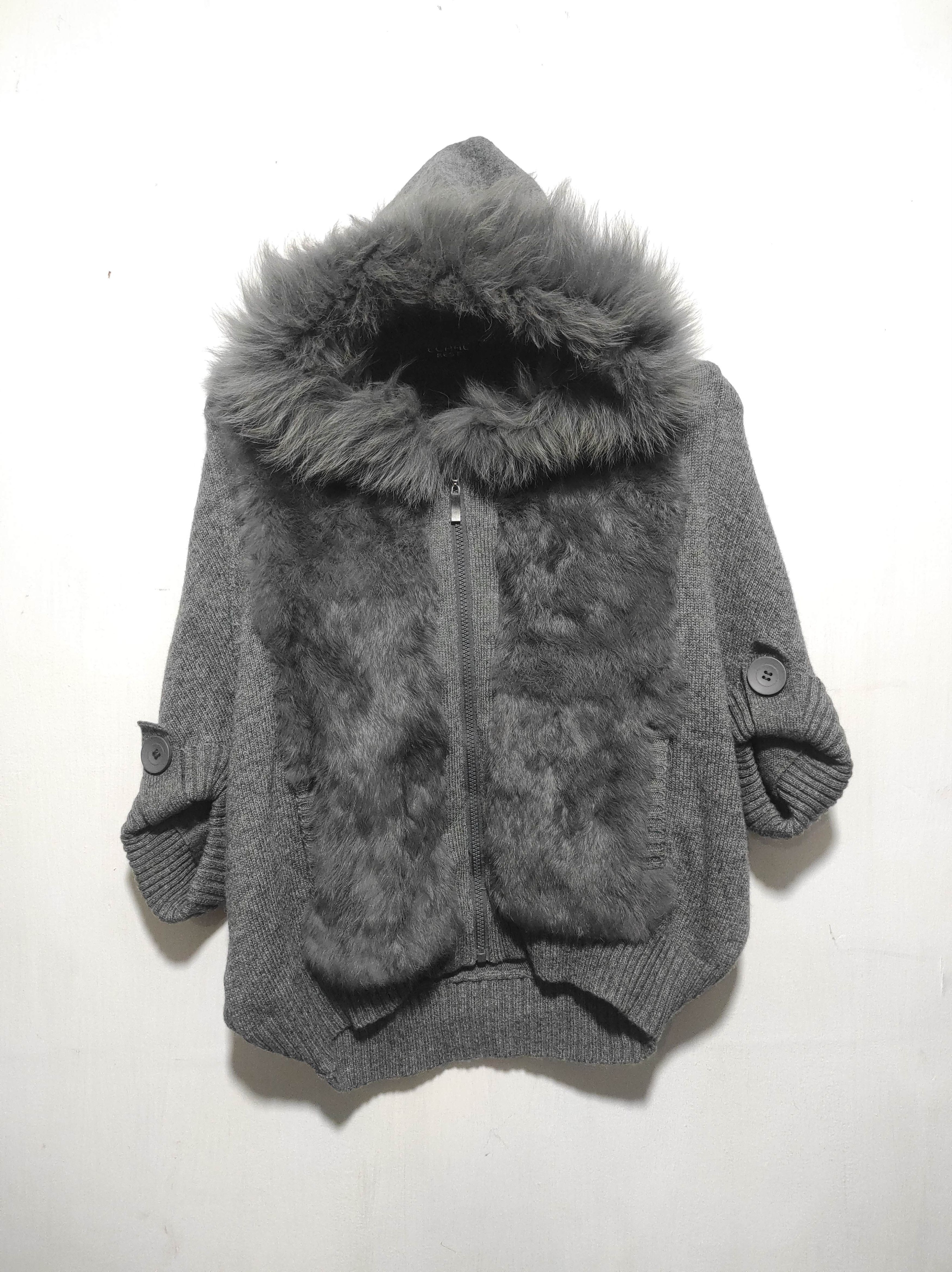 If Six Was Nine Ecafil Best Batwing Fox Fur Hoodie IfSixWasNine LGB style Size M / US 6-8 / IT 42-44 - 2 Thumbnail