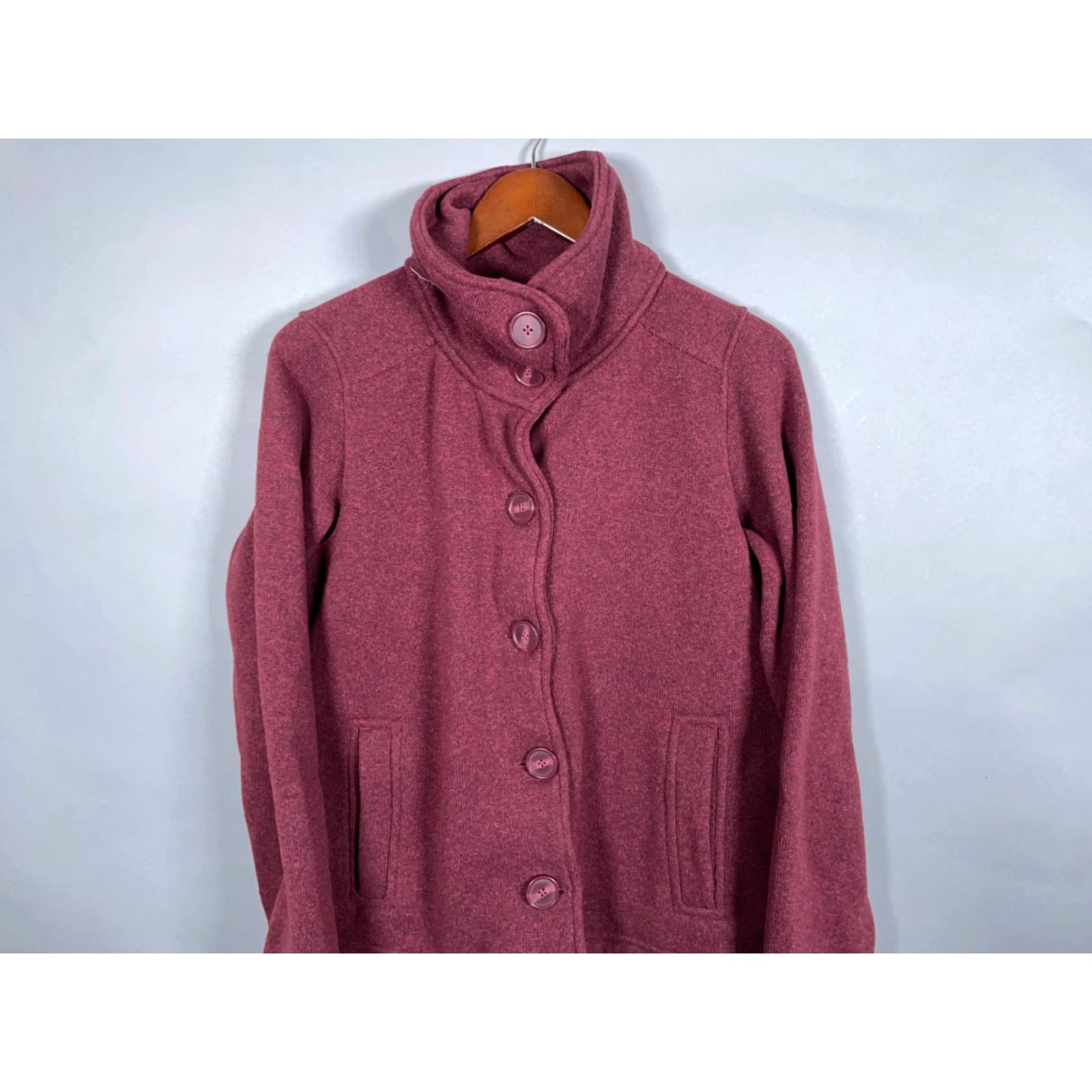 Patagonia Patagonia Jacket Women's Medium Red Fleece Better Sweater Swing Jacket Button Front Pockets Casual Outdoor 25836 Size M / US 6-8 / IT 42-44 - 4 Thumbnail
