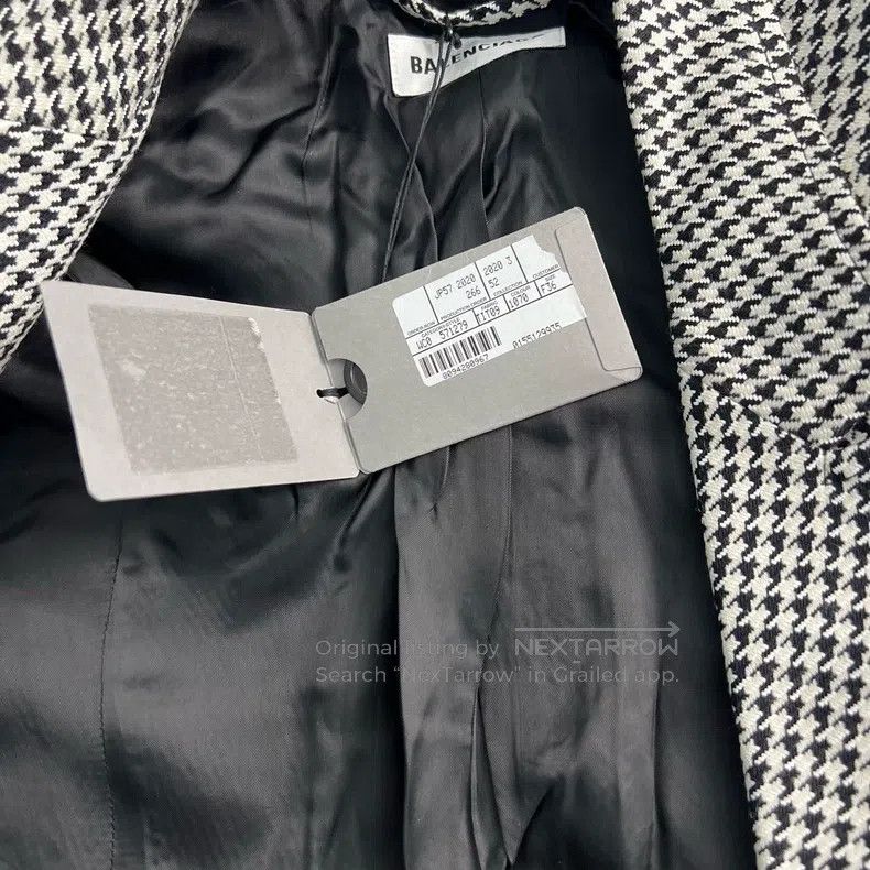 Balenciaga Balenciaga Houndstooth Blazer Size XS / US 0-2 / IT 36-38 - 7 Thumbnail