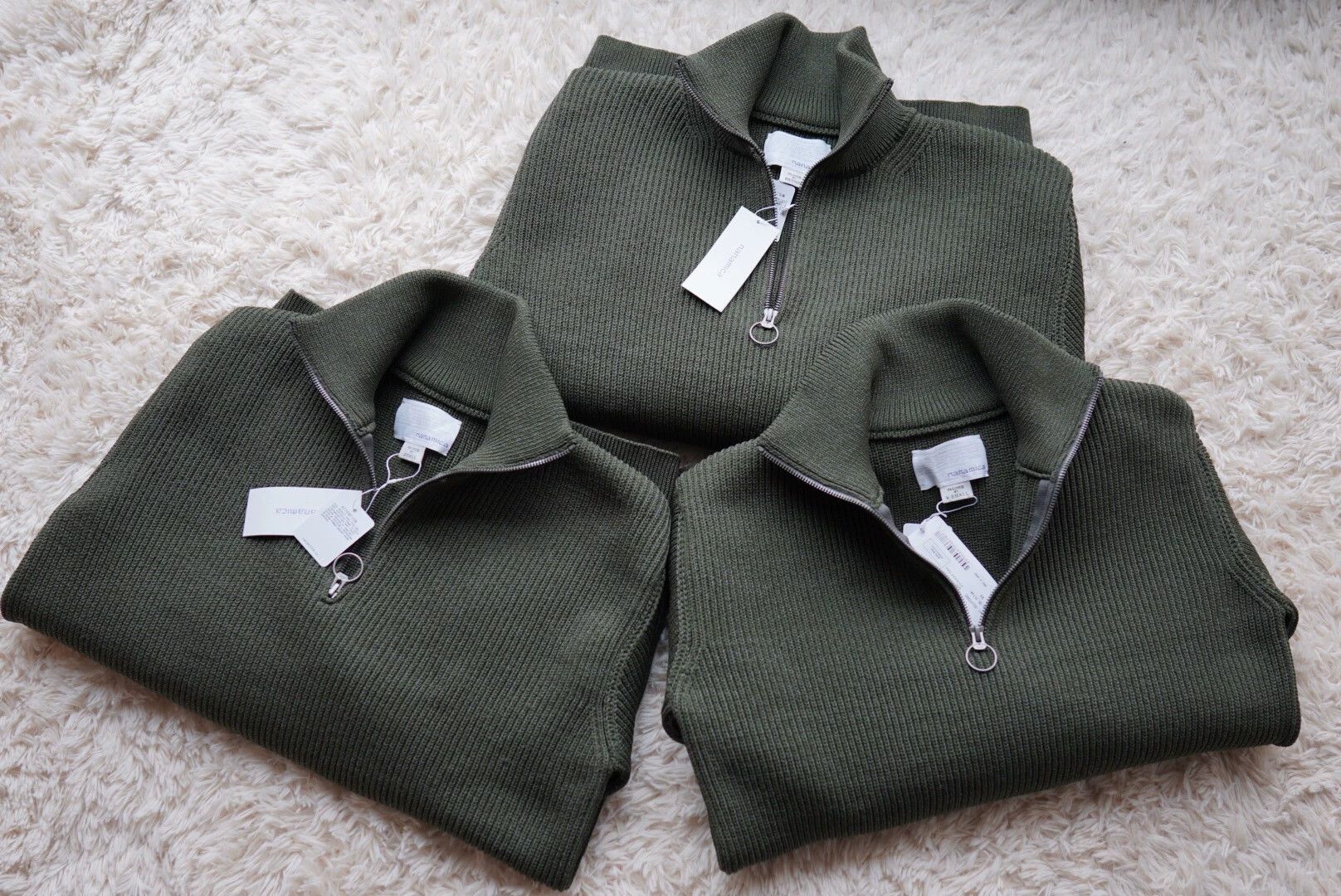 Nanamica nanamica sujf040 half-zip knit sweater XS/S heavyweight Size US XS / EU 42 / 0 - 1 Thumbnail