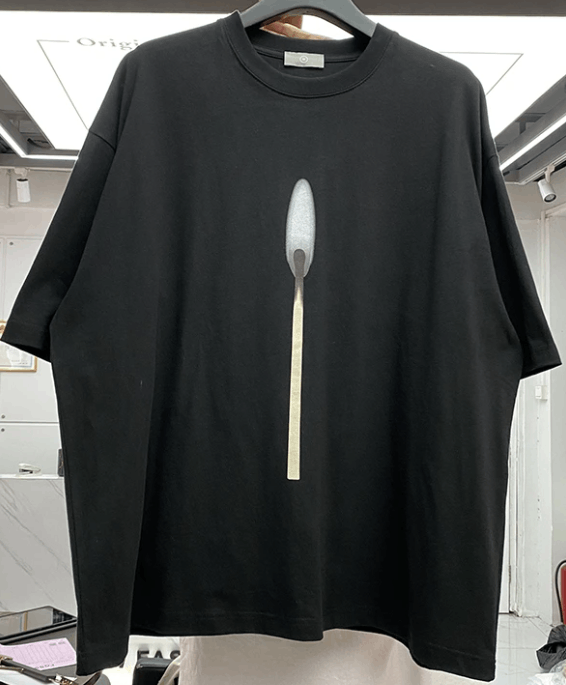 Japanese Brand × Vintage "Match Light" Puff Print Oversized T-shirt Size US L / EU 52-54 / 3 - 1 Thumbnail