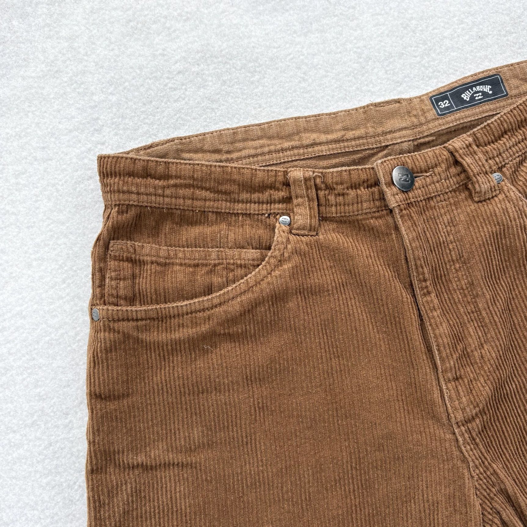 Billabong Billabong Corduroy Pants Mens 32x30 Brown 5 Pocket Chino Casual Surf Skate Y2K Vans? Size US 32 / EU 48 - 3 Thumbnail
