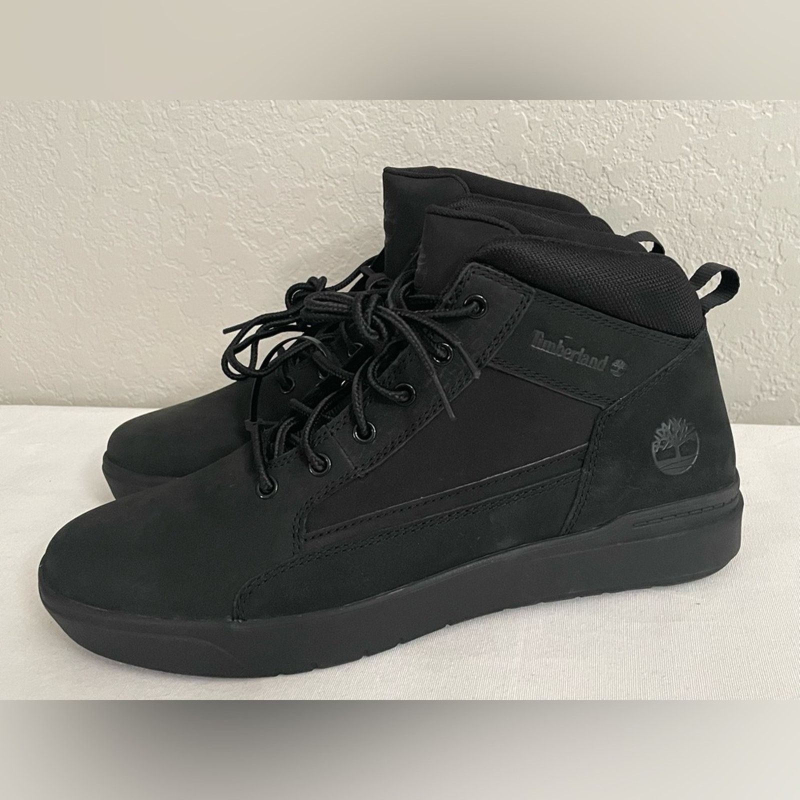 Timberland Timberland Allston Mid Lace-up Sneakers Black Nubuck Men 12 Size US 12 / EU 45 - 2 Thumbnail