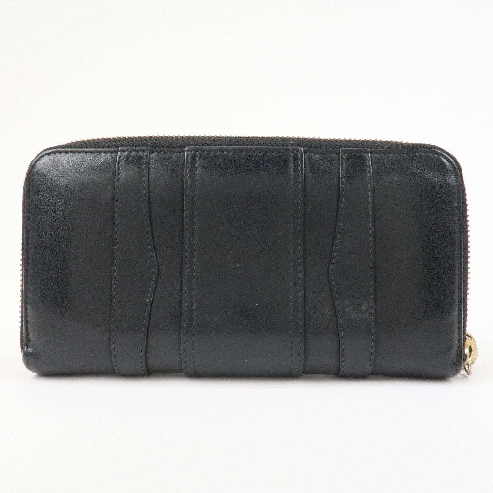 Bvlgari Bvlgari B.zero1 Zip Around Wallet Leather Black Size ONE SIZE - 2 Thumbnail