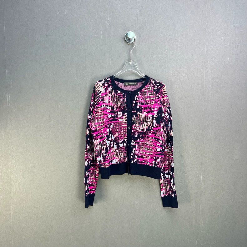 Versace Versace Contrasting breasted knitwear Size S / US 4 / IT 40 - 1 Thumbnail