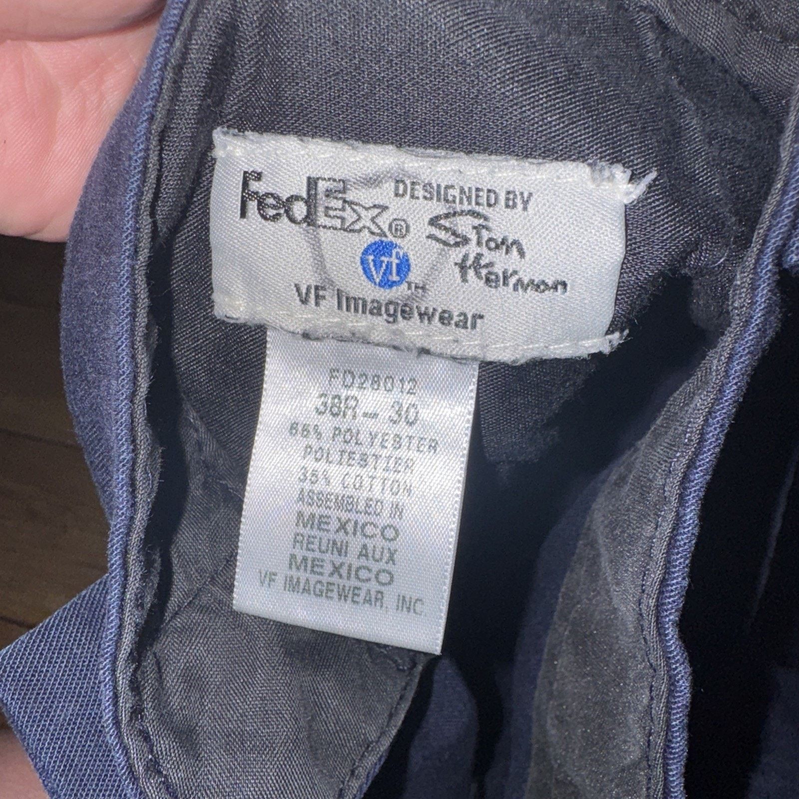 Dickies × Vintage Fedex Utility Cargo Pants Blue 36x30 Size US 36 / EU 52 - 4 Thumbnail