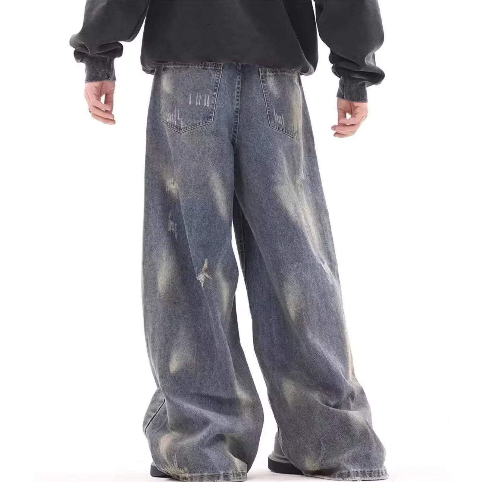 Japanese Brand × Jean Vintage Wash Baggy Jean Size US 29 - 3 Thumbnail