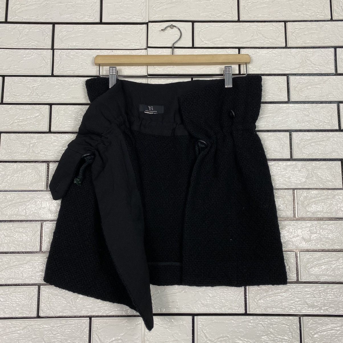 Yohji Yamamoto 🔥VINTAGE WOOL WRAP SKIRT Y’S YOHJI YAMAMOTO AVANT GARDE Size 30" / US 8 / IT 44 - 12 Thumbnail