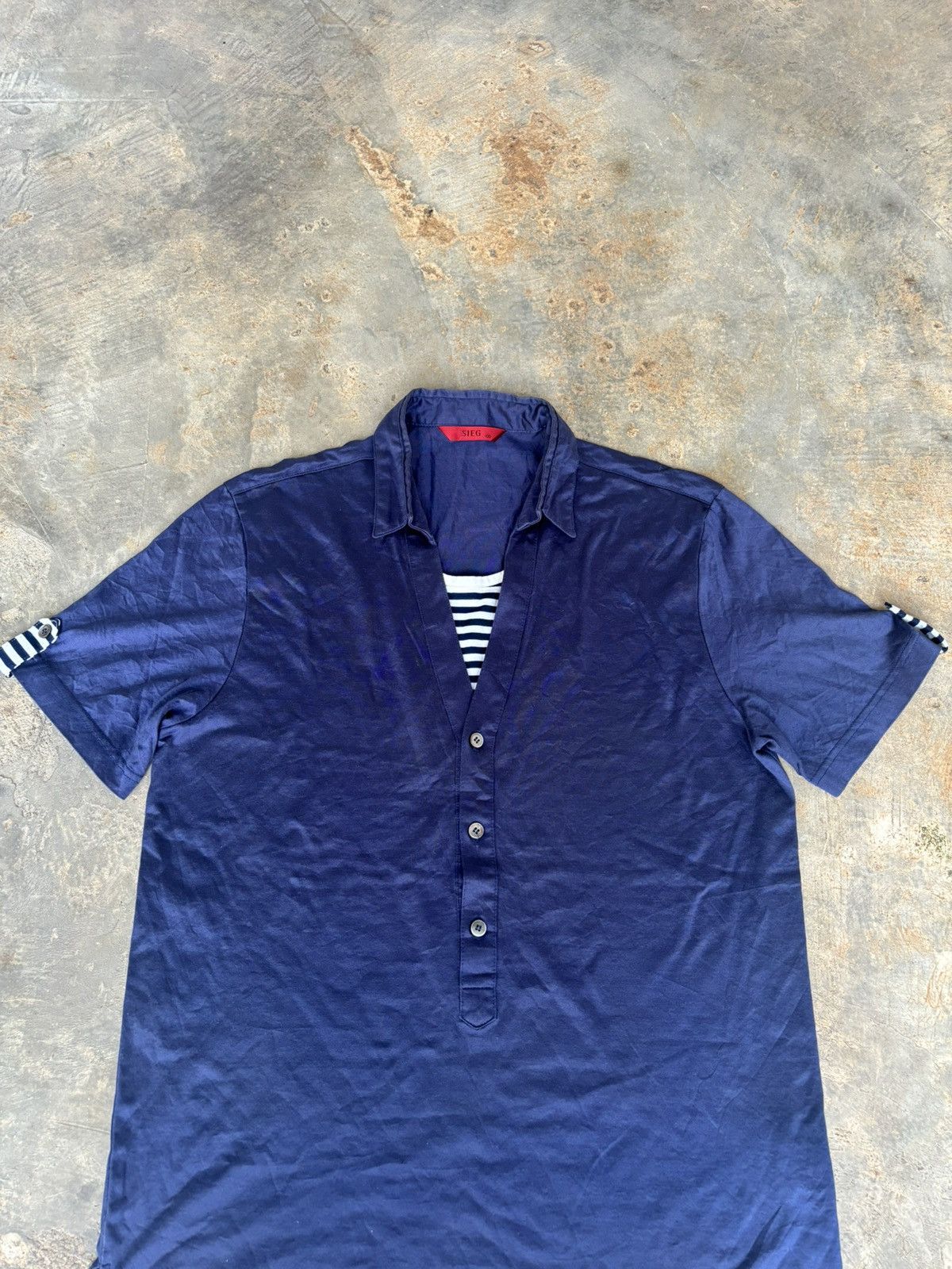 Hysteric Glamour × Japanese Brand Y2k Double Layer Style Sieg Shirt Size US L / EU 52-54 / 3 - 2 Thumbnail