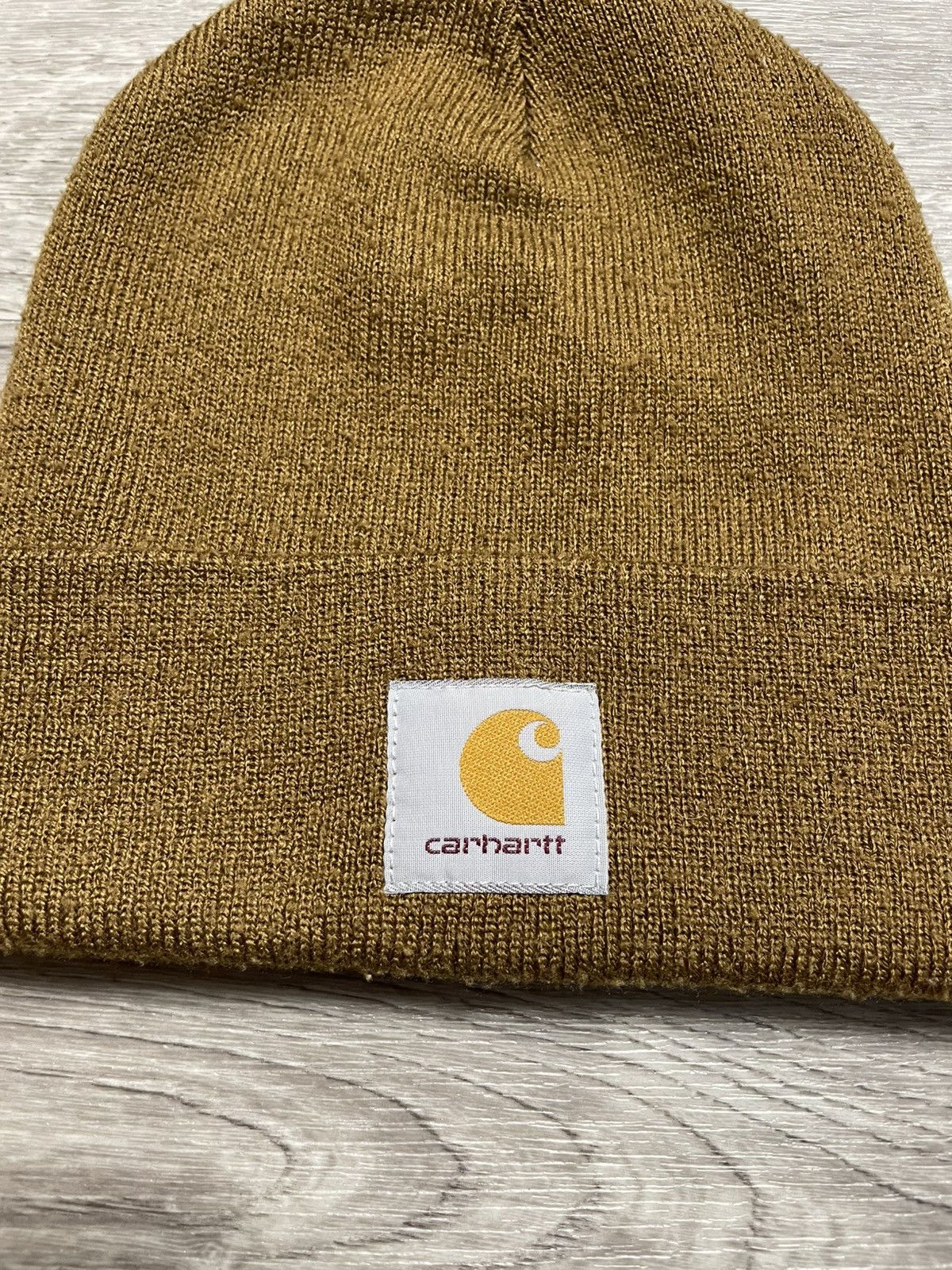 Carhartt Vintage Carhartt Brown Arcylic Watch Hat Beanie Size ONE SIZE - 2 Thumbnail