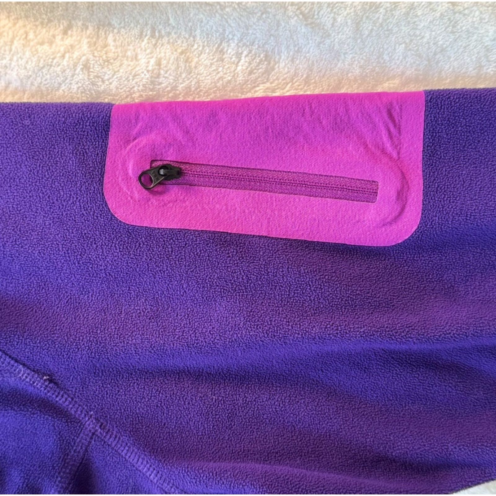 Eddie Bauer Eddie Bauer Jacket Womens XL Purple Full Zip Fleece Casual Travel Outdoor 25" Length Womens Size XL / US 12-14 / IT 48-50 - 5 Thumbnail