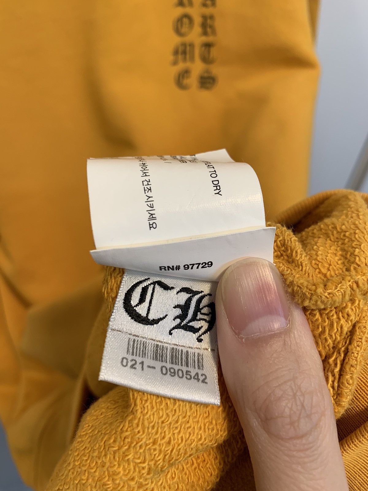 Chrome Hearts Chrome Hearts Yellow Crew Neck Size US M / EU 48-50 / 2 - 3 Thumbnail