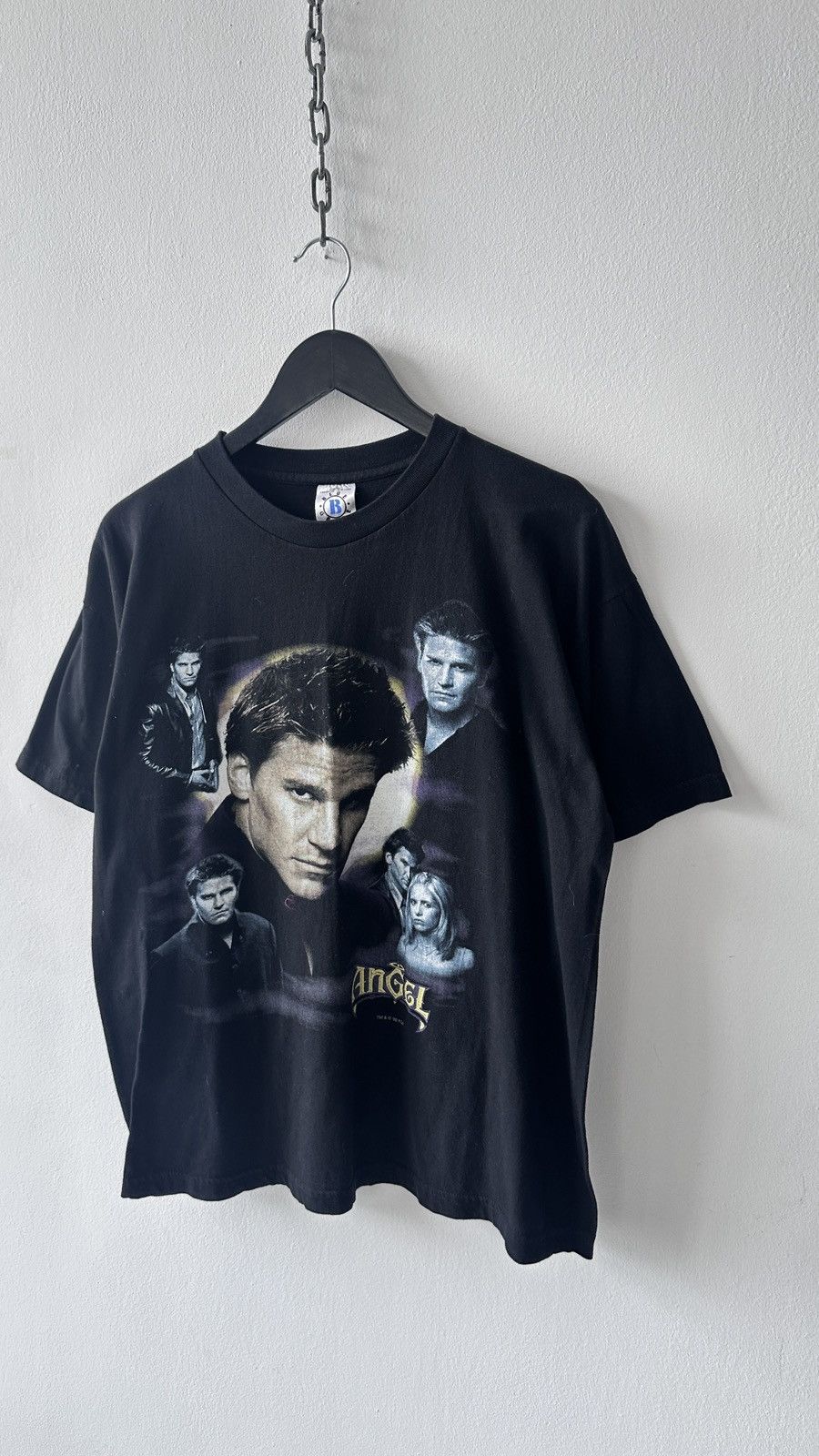 Other Angel Vampire Shirt Blue Grape 00s Buffy The Vampire Slayer Size US L / EU 52-54 / 3 - 3 Thumbnail