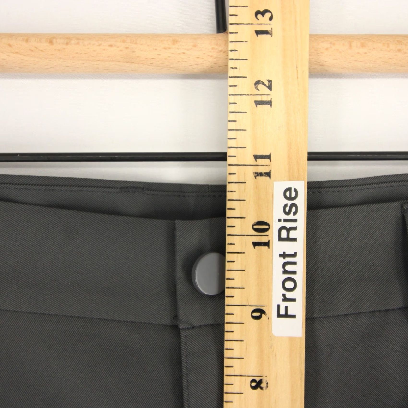Vintage Jack Archer Jetsetter Pants Mens 29x32 Gray Charcoal Chino Performance Stretch Slim Front Zip Fly Button Pockets Back Pockets Technical 30 in Inseam Size US 29 - 6 Thumbnail