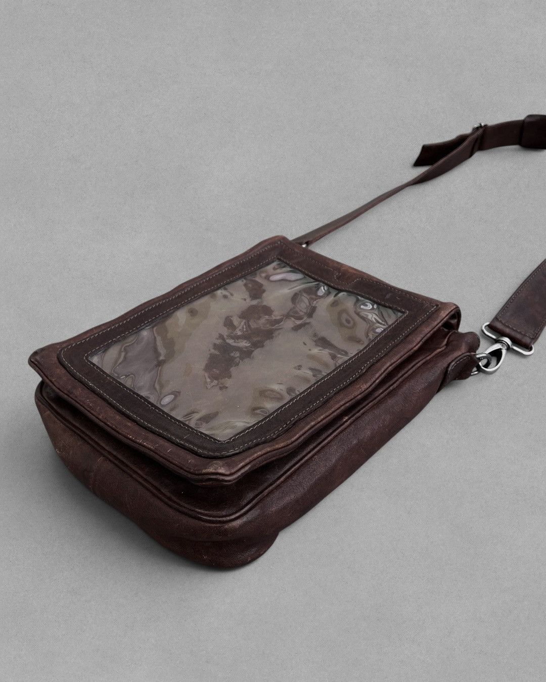 Maison Margiela 2000’s MAISON MARTIN MARGIELA Transparent Pocket Leather Bag Size ONE SIZE - 16 Thumbnail