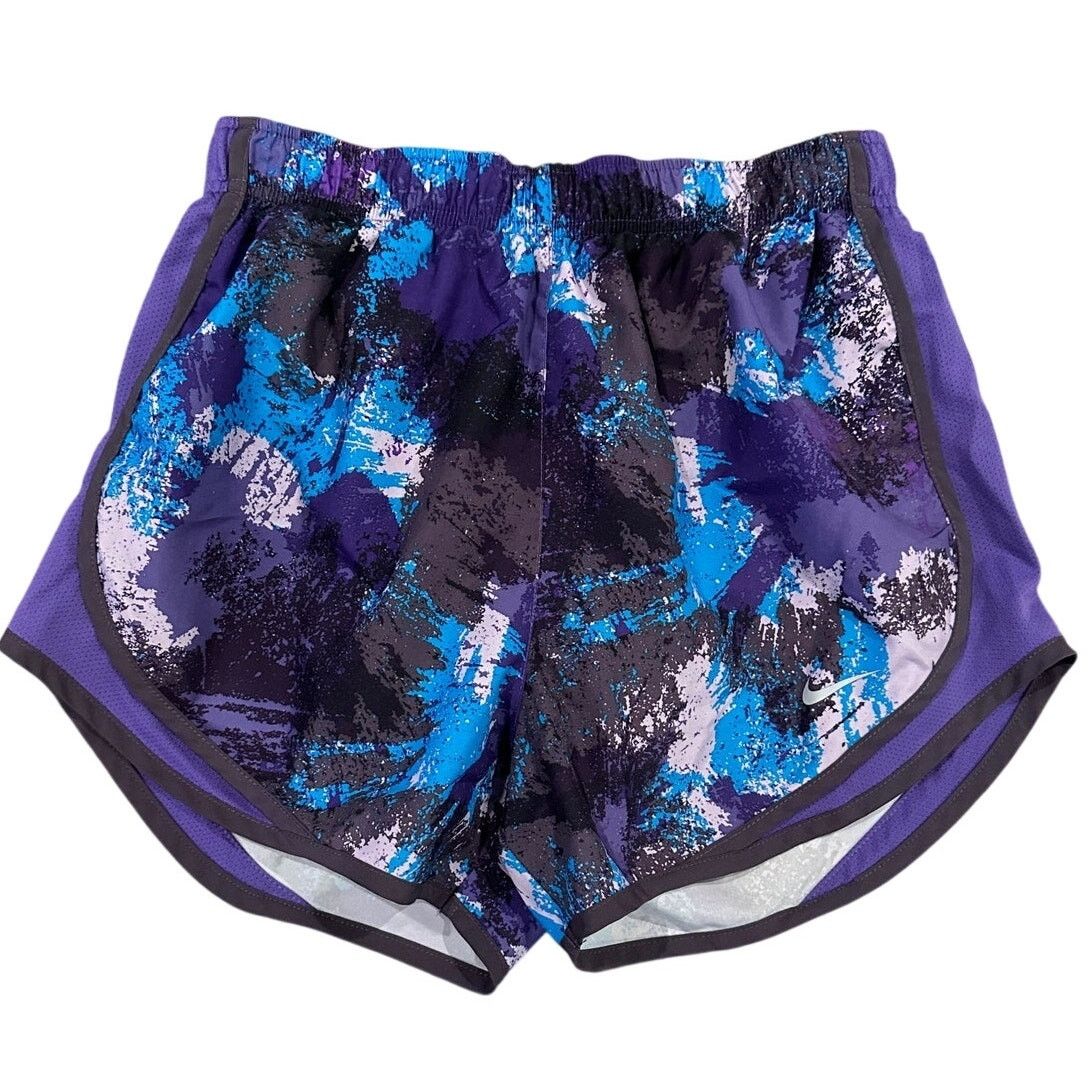 Nike Nike Women's Dry Fit Purple Multi Color Athletic Shorts S Size 27" / US 4 / IT 40 - 1 Thumbnail