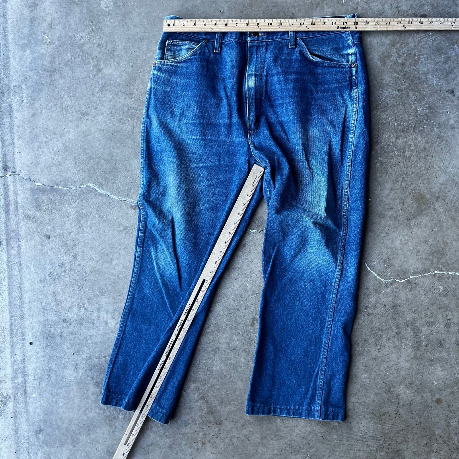 Vintage VINTAGE SERGIO VALENTE JEANS 70S STRAIGHT HIPSTER 36X27 Size US 36 / EU 52 - 7 Thumbnail